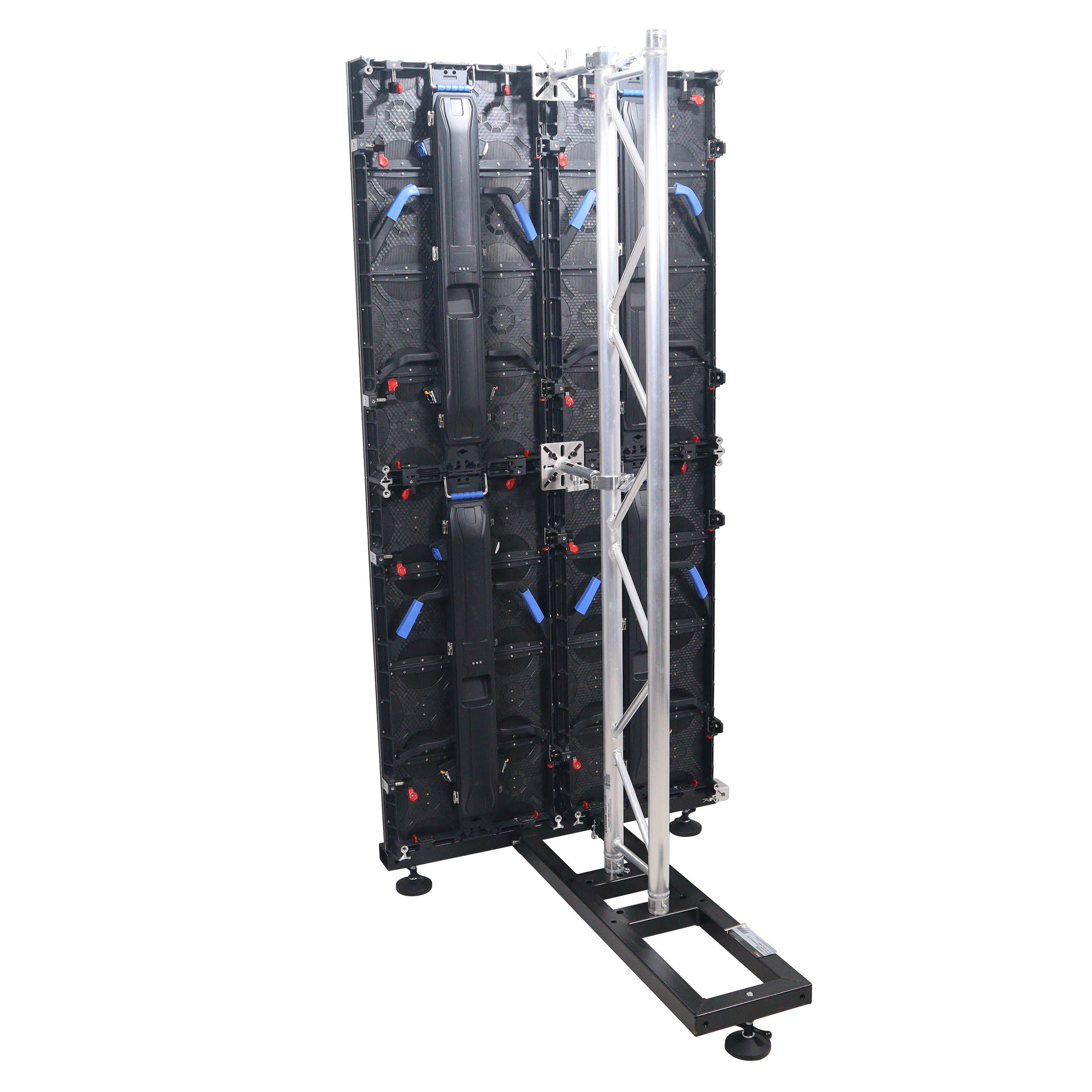 ProX Ground Support Stabilizing 1M / 3.28ft T-Base for LED Screen Wall Stacking for F32 or 12-inch Bolt Truss Segments