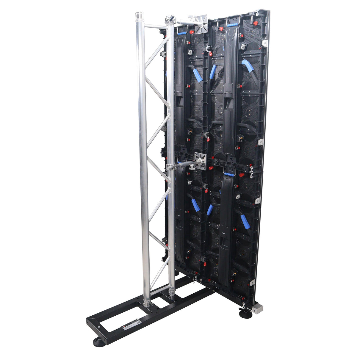 ProX Ground Support Stabilizing 1M / 3.28ft T-Base for LED Screen Wall Stacking for F32 or 12-inch Bolt Truss Segments.