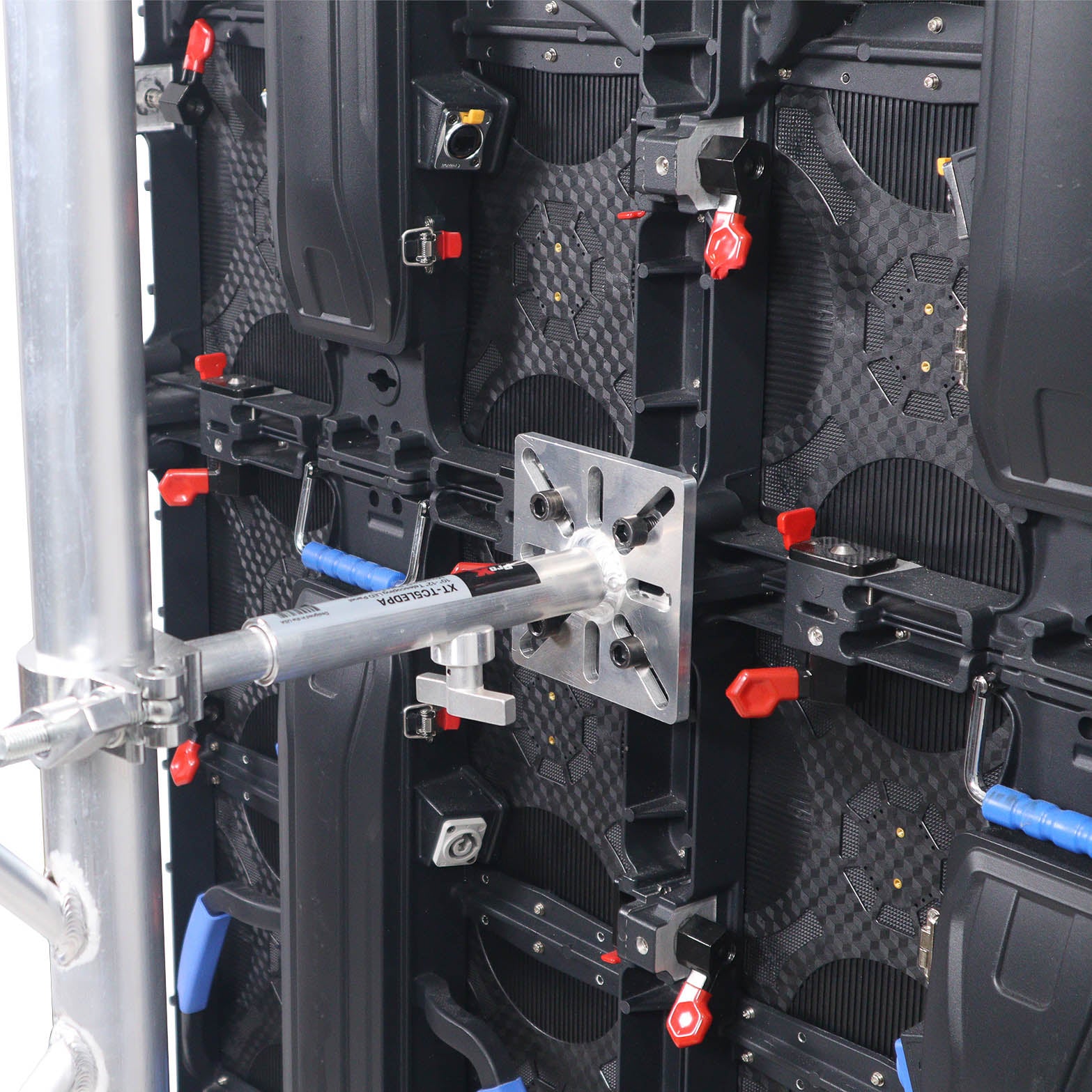 ProX Ground Support Stabilizing 1M / 3.28ft T-Base for LED Screen Wall Stacking for F32 or 12-inch Bolt Truss Segments