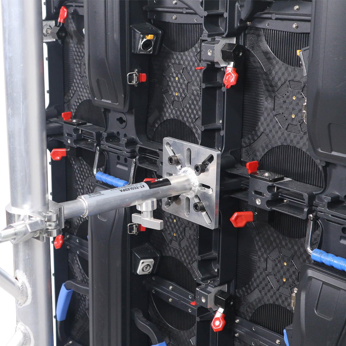 ProX Ground Support Stabilizing 1M / 3.28ft T-Base for LED Screen Wall Stacking for F32 or 12-inch Bolt Truss Segments.