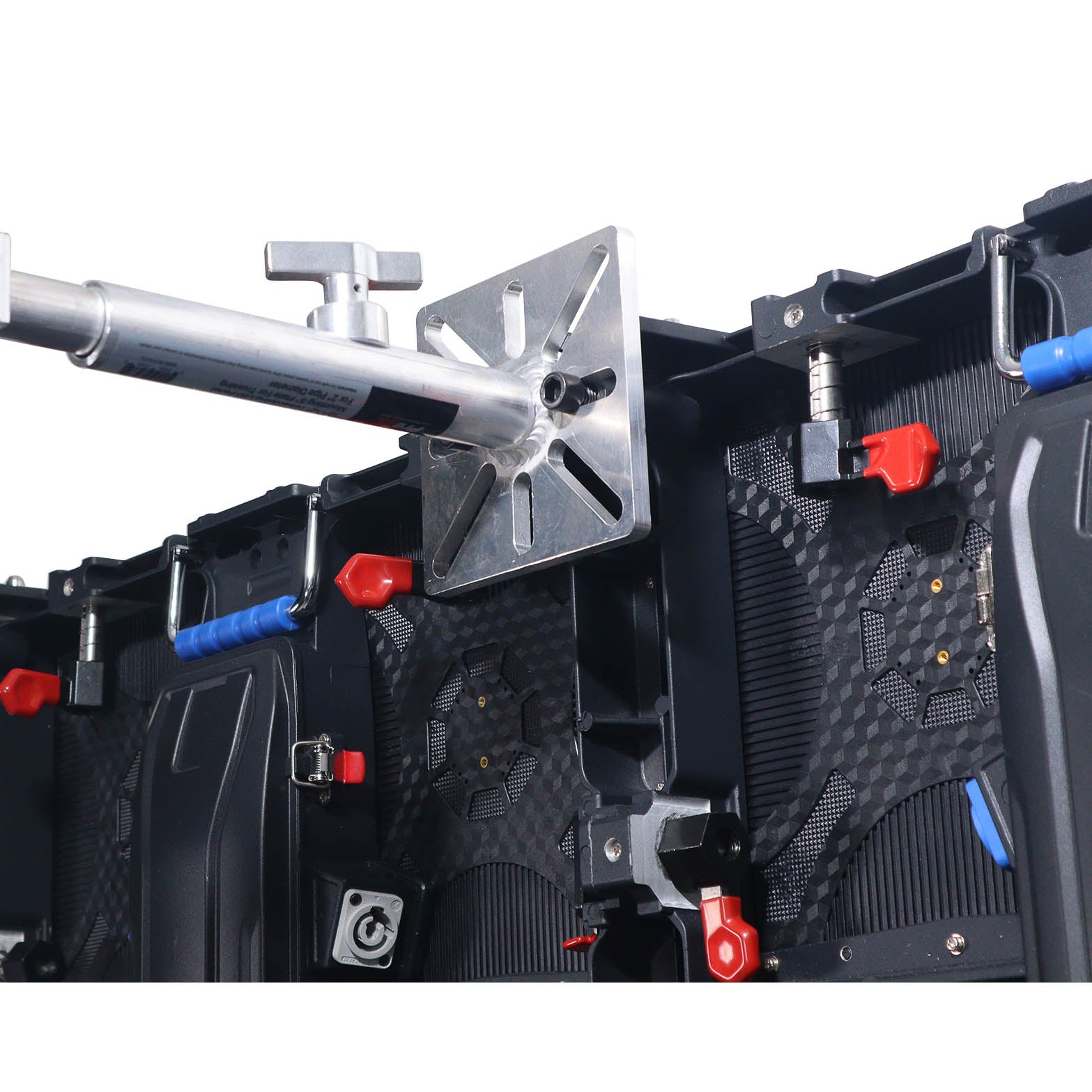 ProX Ground Support Stabilizing 1M / 3.28ft T-Base for LED Screen Wall Stacking for F32 or 12-inch Bolt Truss Segments