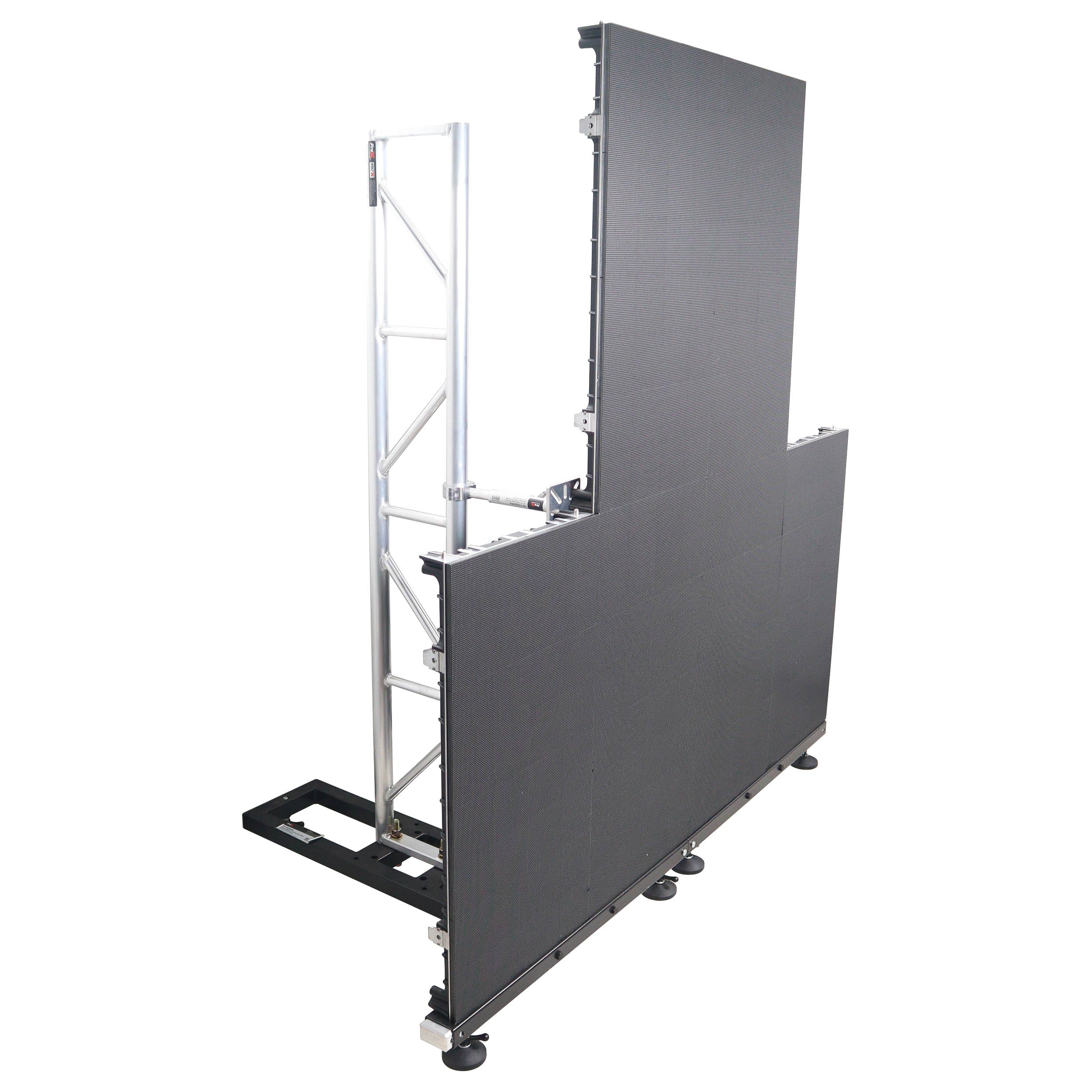 ProX Ground Support Stabilizing 1M / 3.28ft T-Base for LED Screen Wall Stacking for F32 or 12-inch Bolt Truss Segments