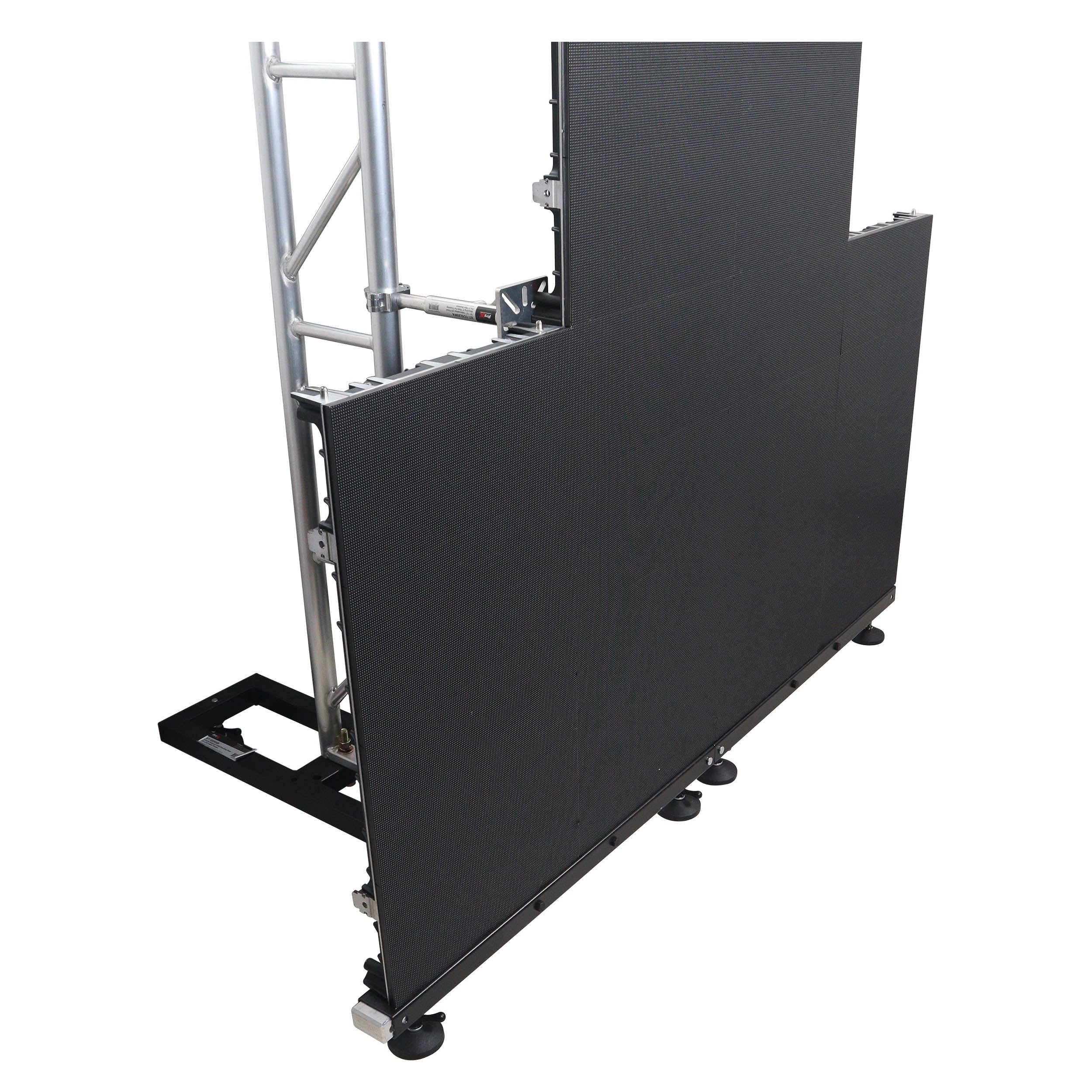 ProX Ground Support Stabilizing 1M / 3.28ft T-Base for LED Screen Wall Stacking for F32 or 12-inch Bolt Truss Segments