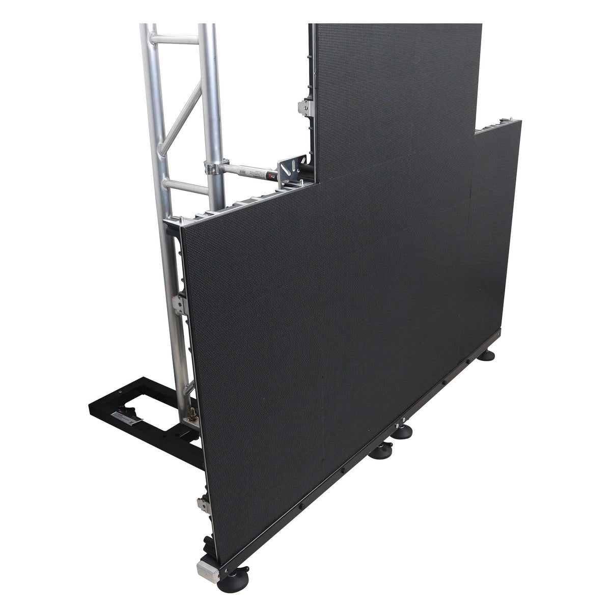 ProX Ground Support Stabilizing 1M / 3.28ft T-Base for LED Screen Wall Stacking for F32 or 12-inch Bolt Truss Segments