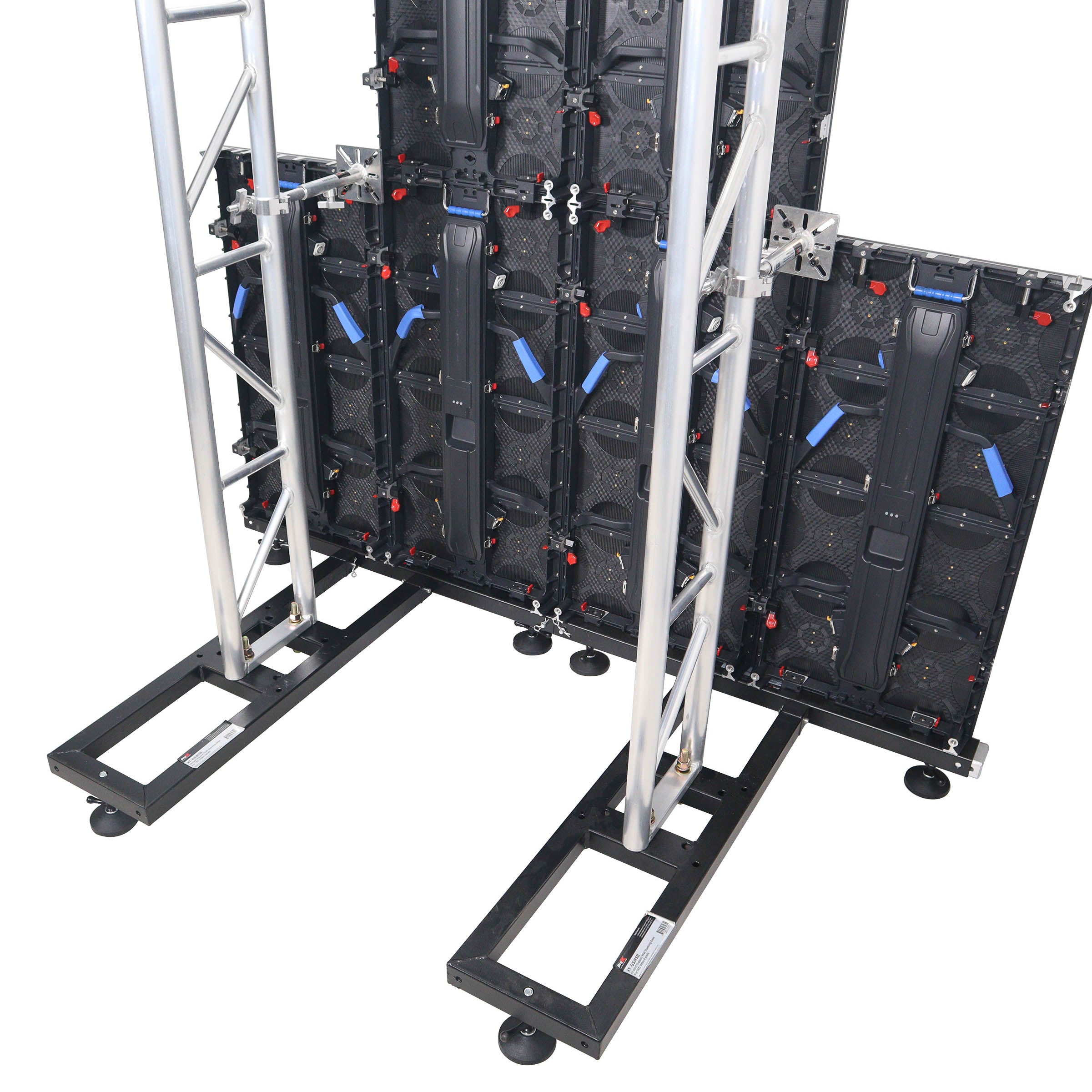 ProX Ground Support Stabilizing 1M / 3.28ft T-Base for LED Screen Wall Stacking for F32 or 12-inch Bolt Truss Segments