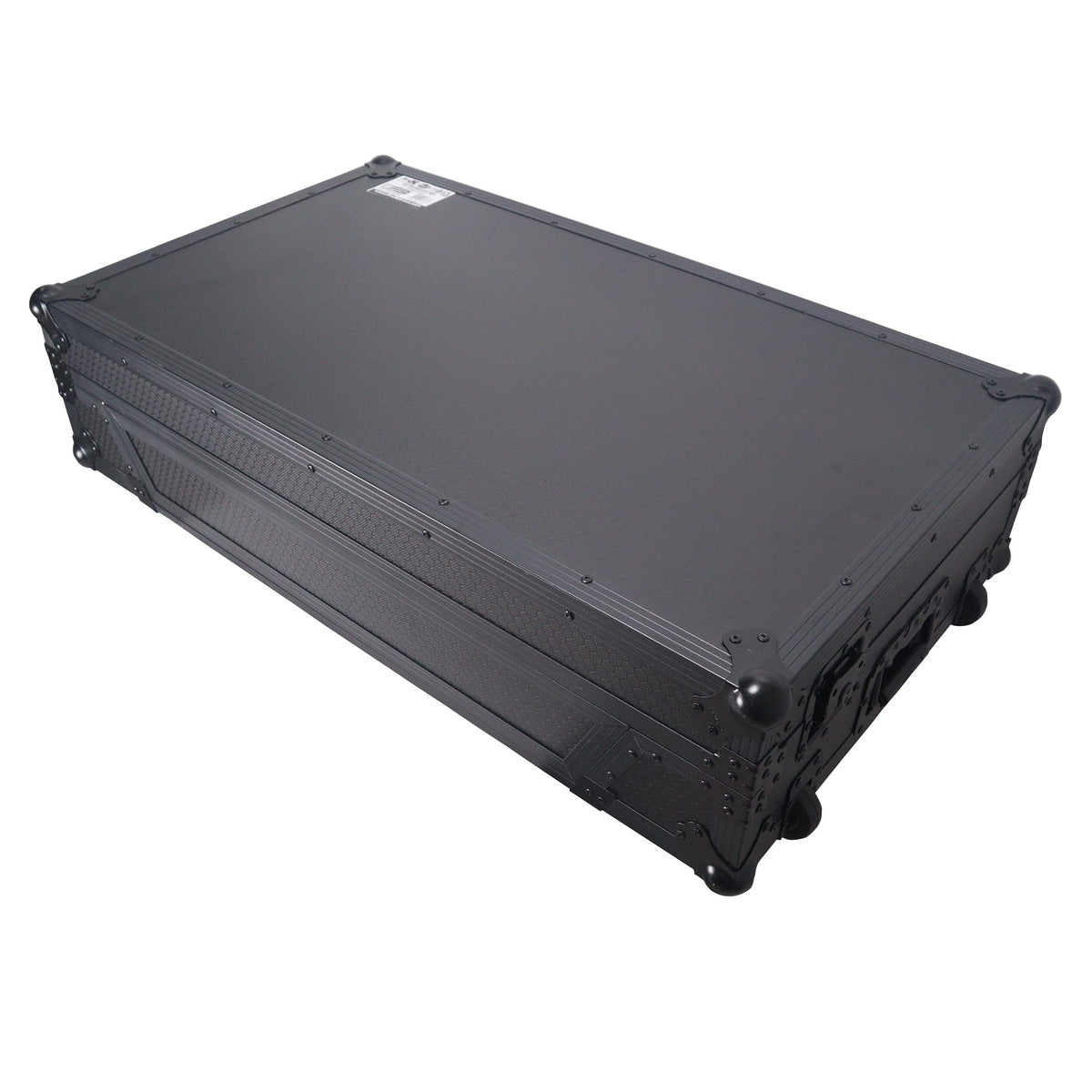 ProX ATA Style Flight Case for Pioneer DDJ-REV7 DJ Controller with Wheels and 1U Rackspace Black Finish.