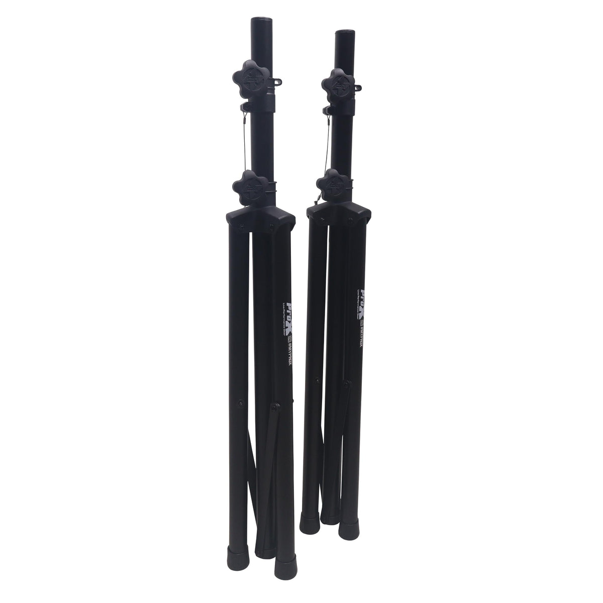 ProX Set of 2 Heavy Duty Speaker Tripod Stands 6 ft. (44"-72") W/Bag.