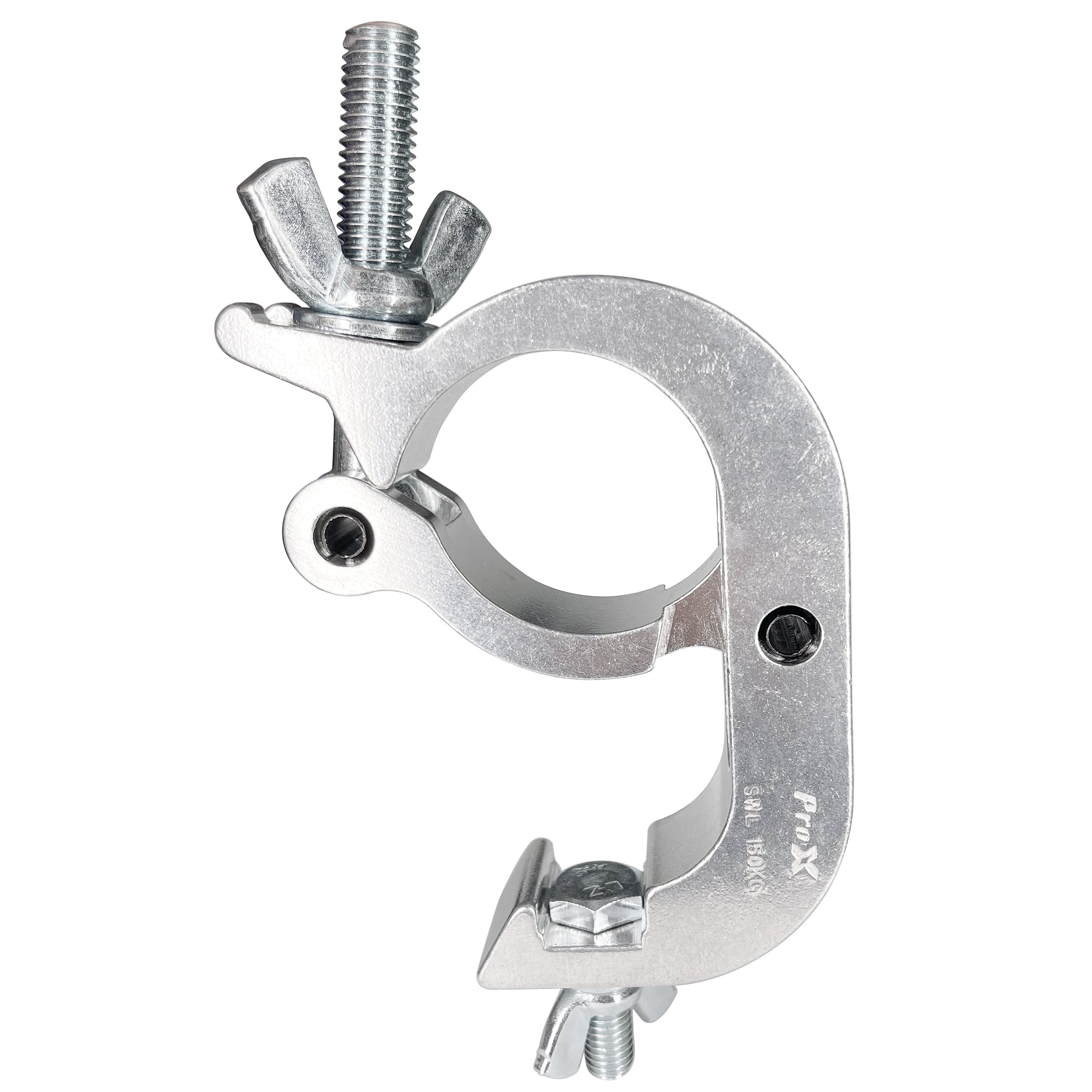 ProX Aluminum Pro Slim Hook Style Clamp for 2" Truss Tube Capacity 330 Lbs.