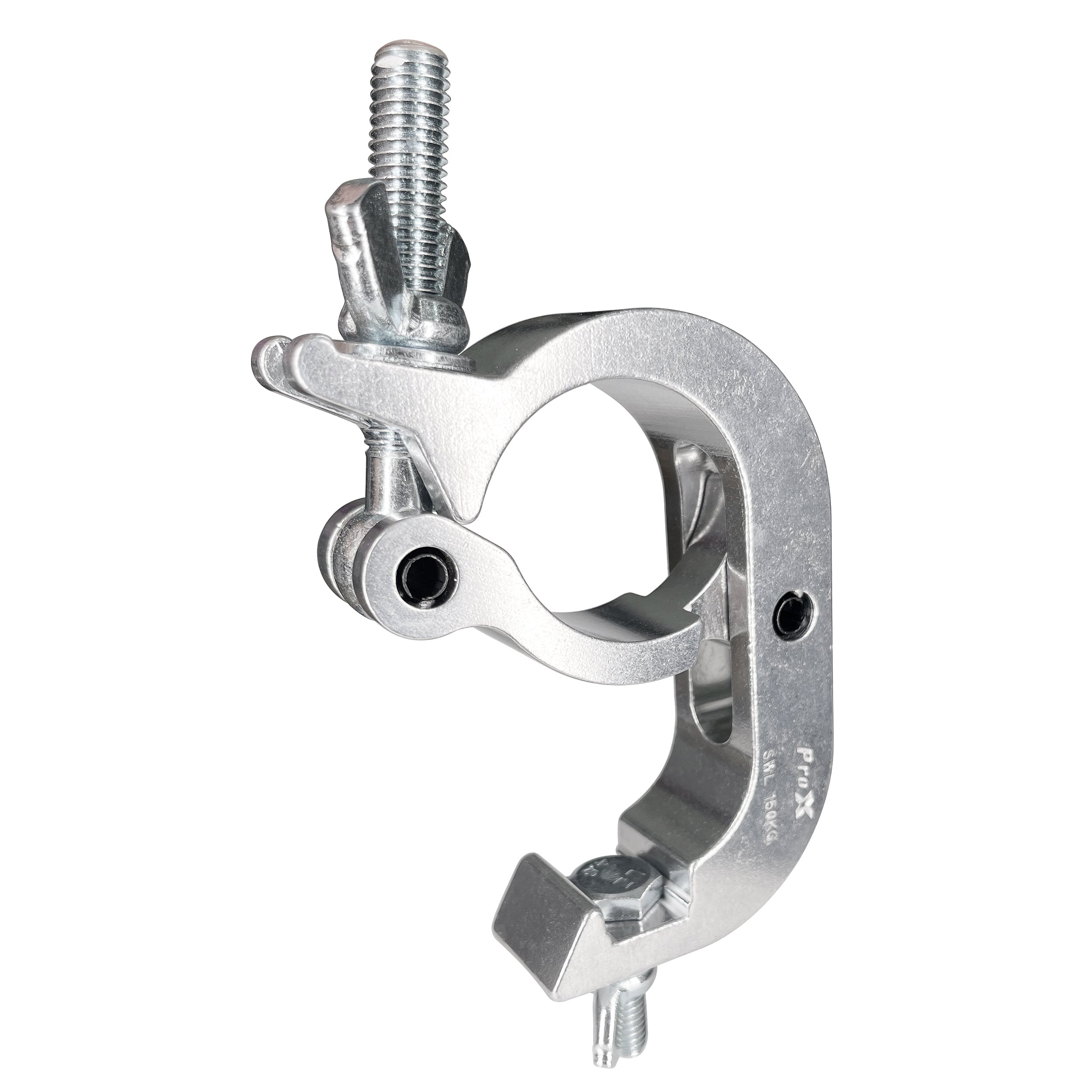 ProX Aluminum Pro Slim Hook Style Clamp for 2" Truss Tube Capacity 330 Lbs.