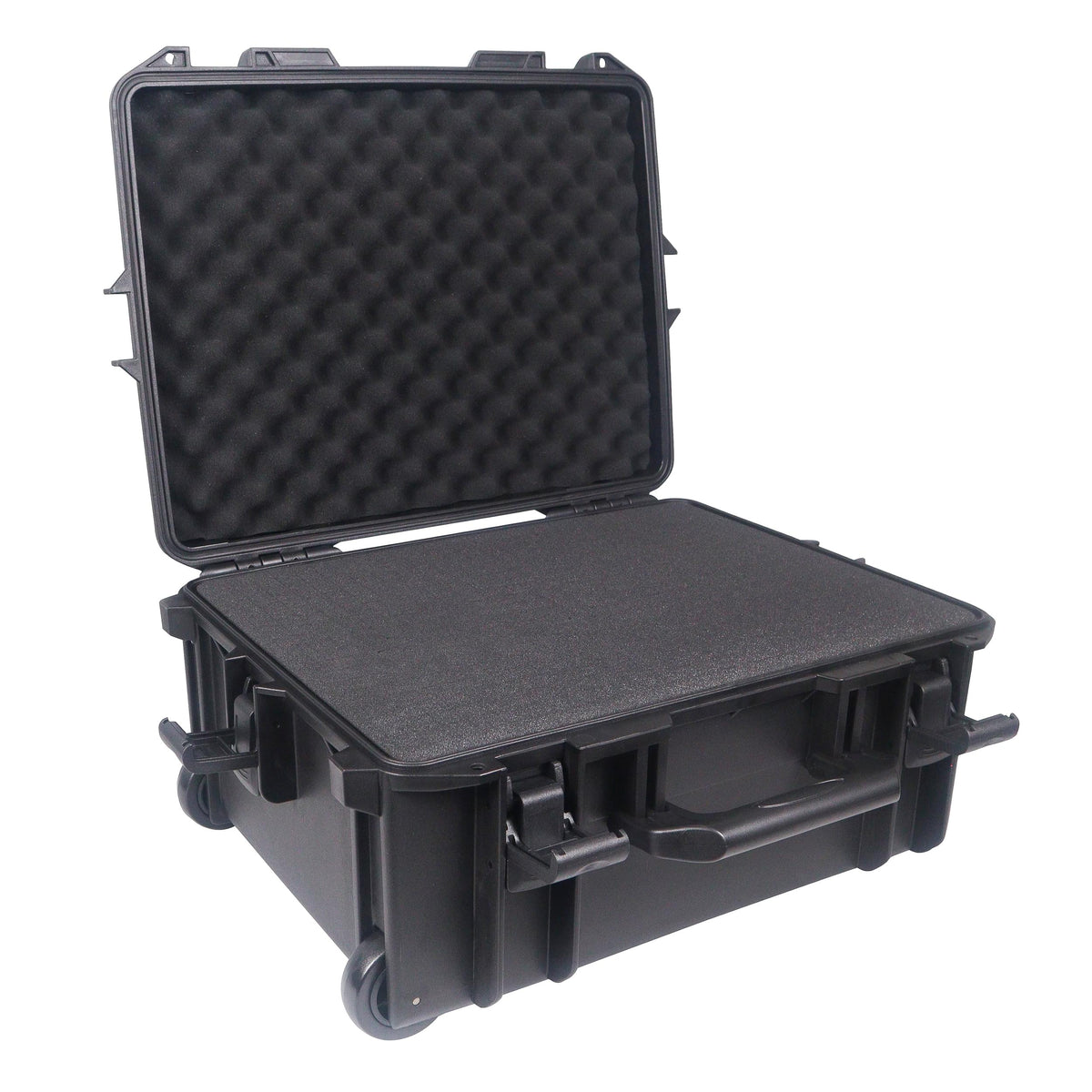 ProX UltronX MEDIUM Water Resistant ABS Molded Portable Storage Case for Audio Camera Tactical includes cut pluck foam - 14x19x7.5.