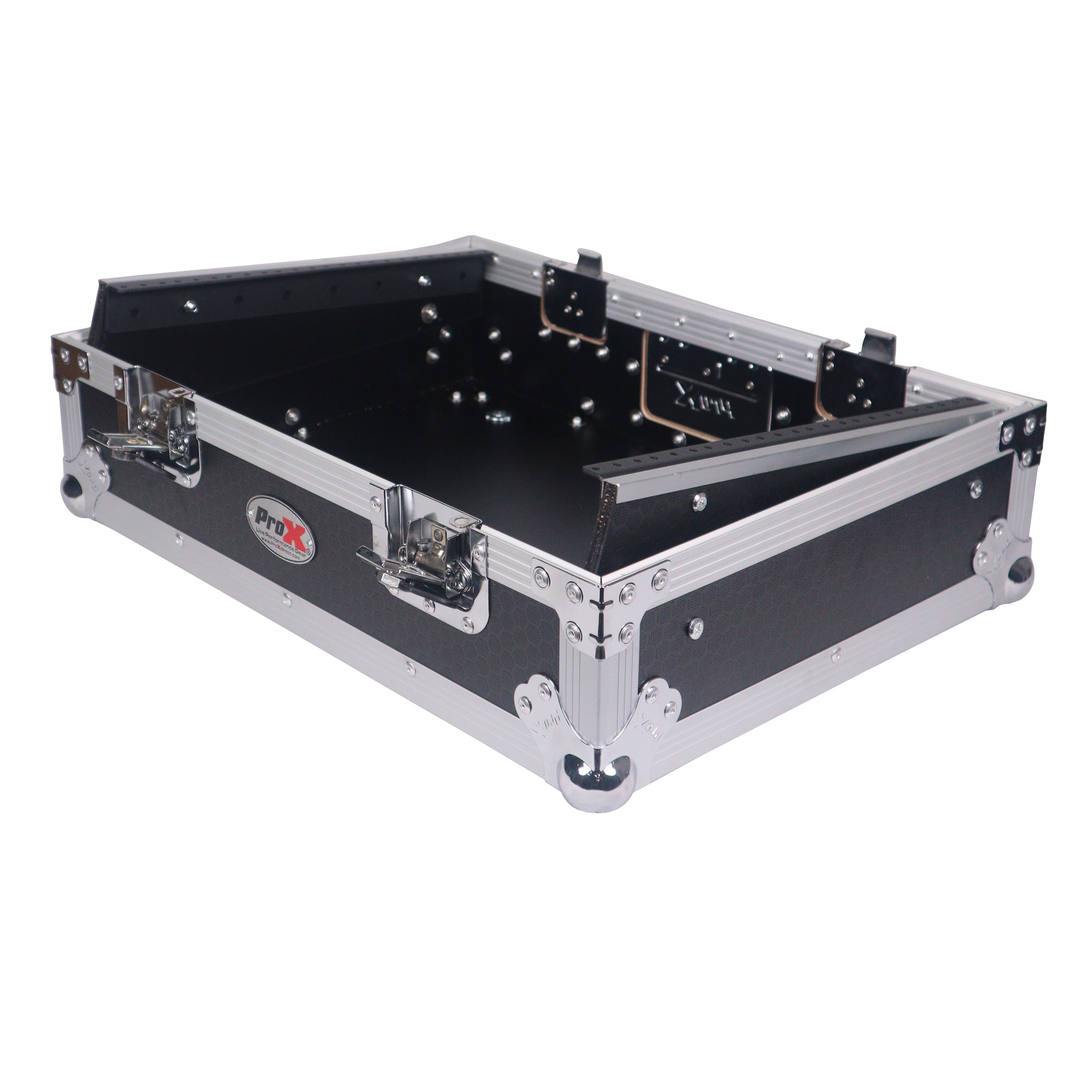 ProX 8U Top Mount Slanted Flight Case for 19 inch Mixers