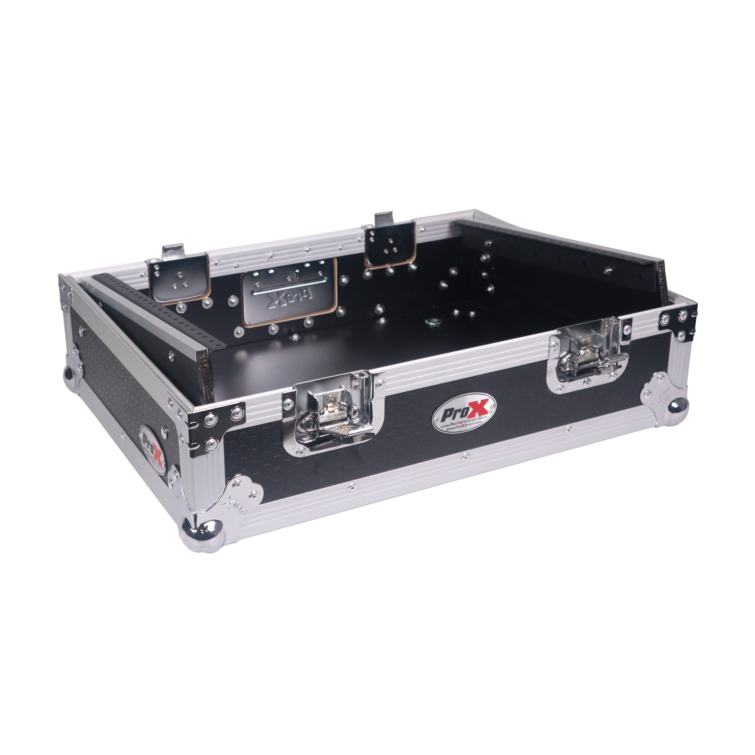 ProX 8U Top Mount Slanted Flight Case for 19 inch Mixers