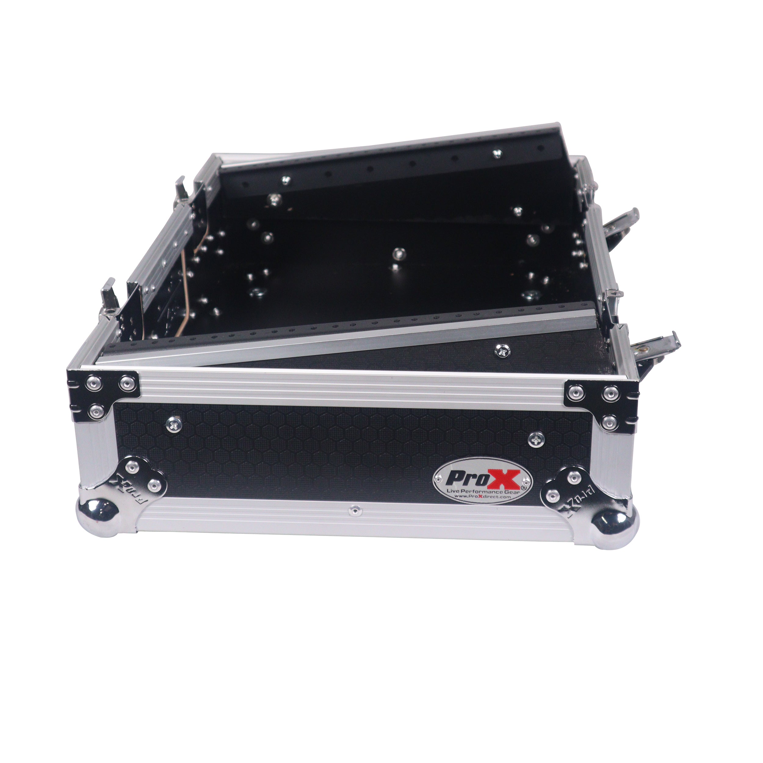 ProX 8U Top Mount Slanted Flight Case for 19 inch Mixers