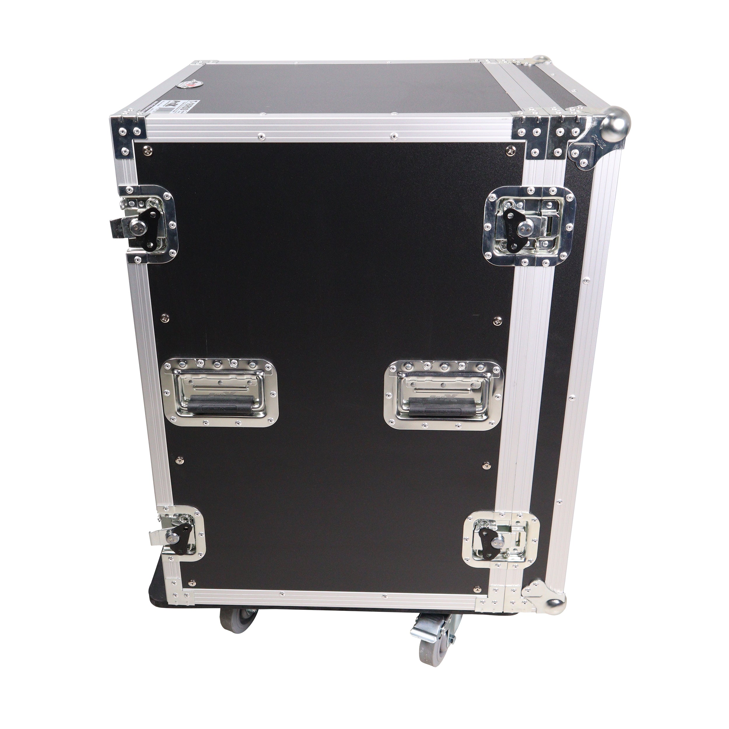 ProX 16U Vertical Amp Rack Mount Flight Case with Caster Wheels
