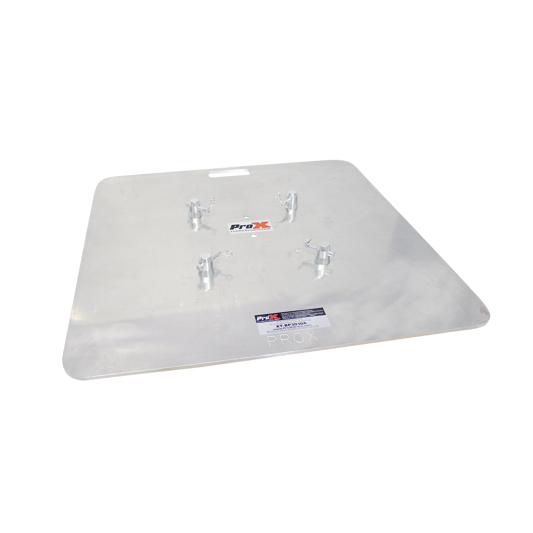 ProX 30" Aluminum 8mm Truss Base Plate for F34 F32 F31 Conical Square Truss with Connectors.
