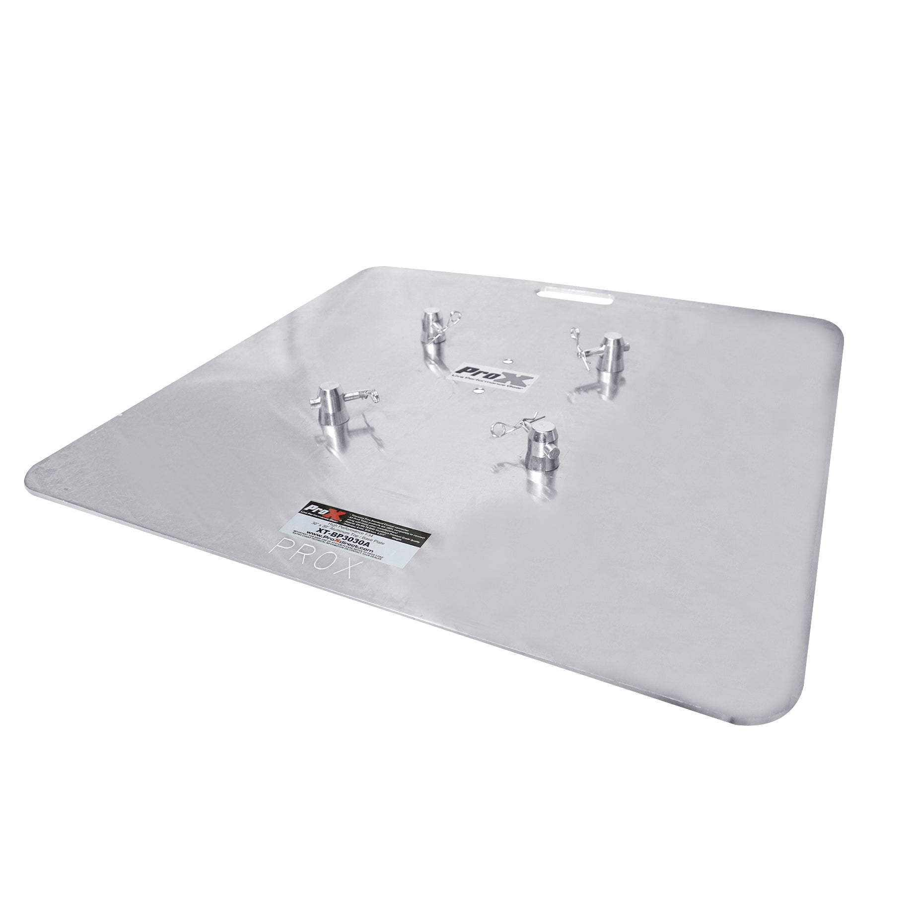 ProX 30" Aluminum 8mm Truss Base Plate for F34 F32 F31 Conical Square Truss with Connectors.