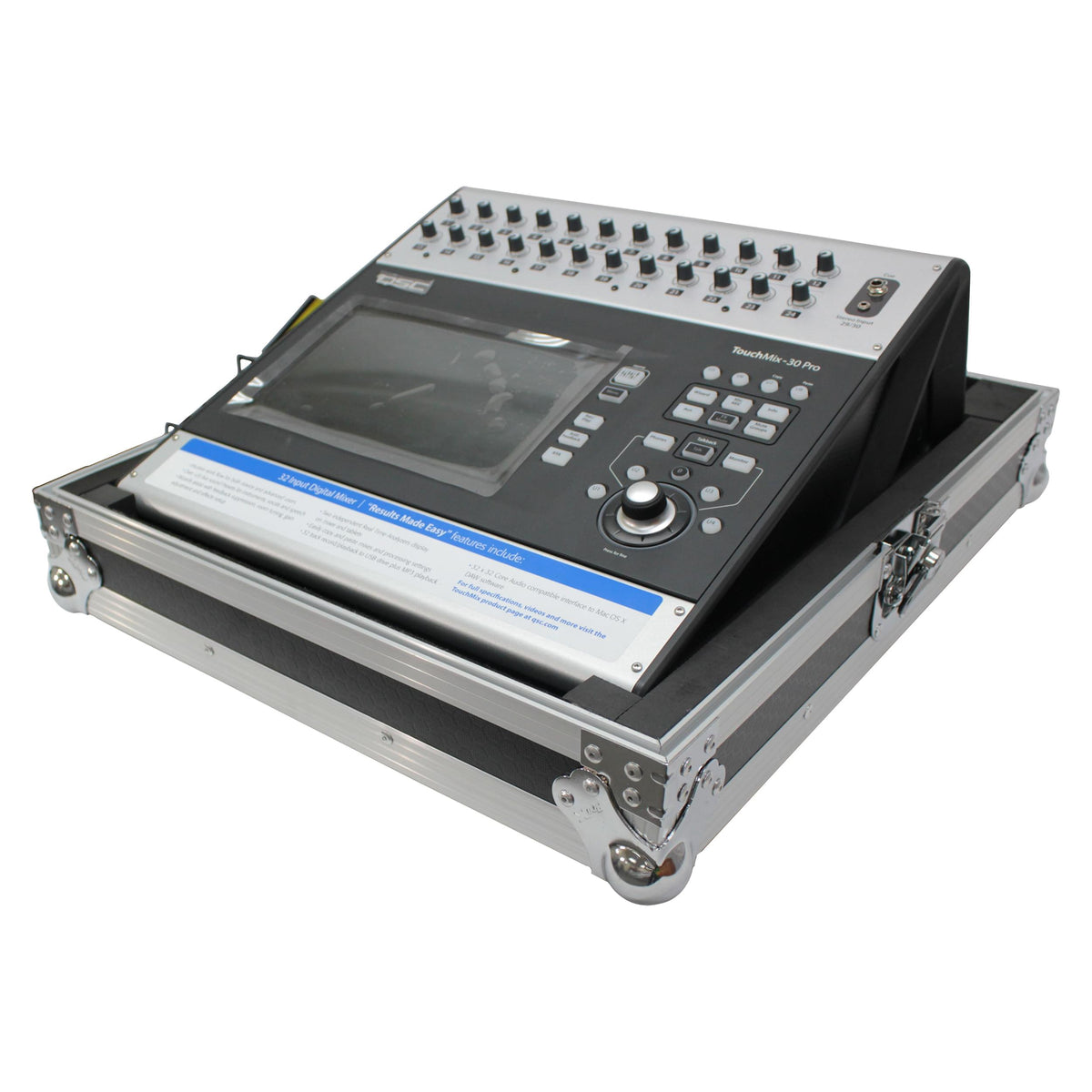 ProX ATA Digital Audio Mixer Flight Case for QSC TOUCHMIX 30 Console.