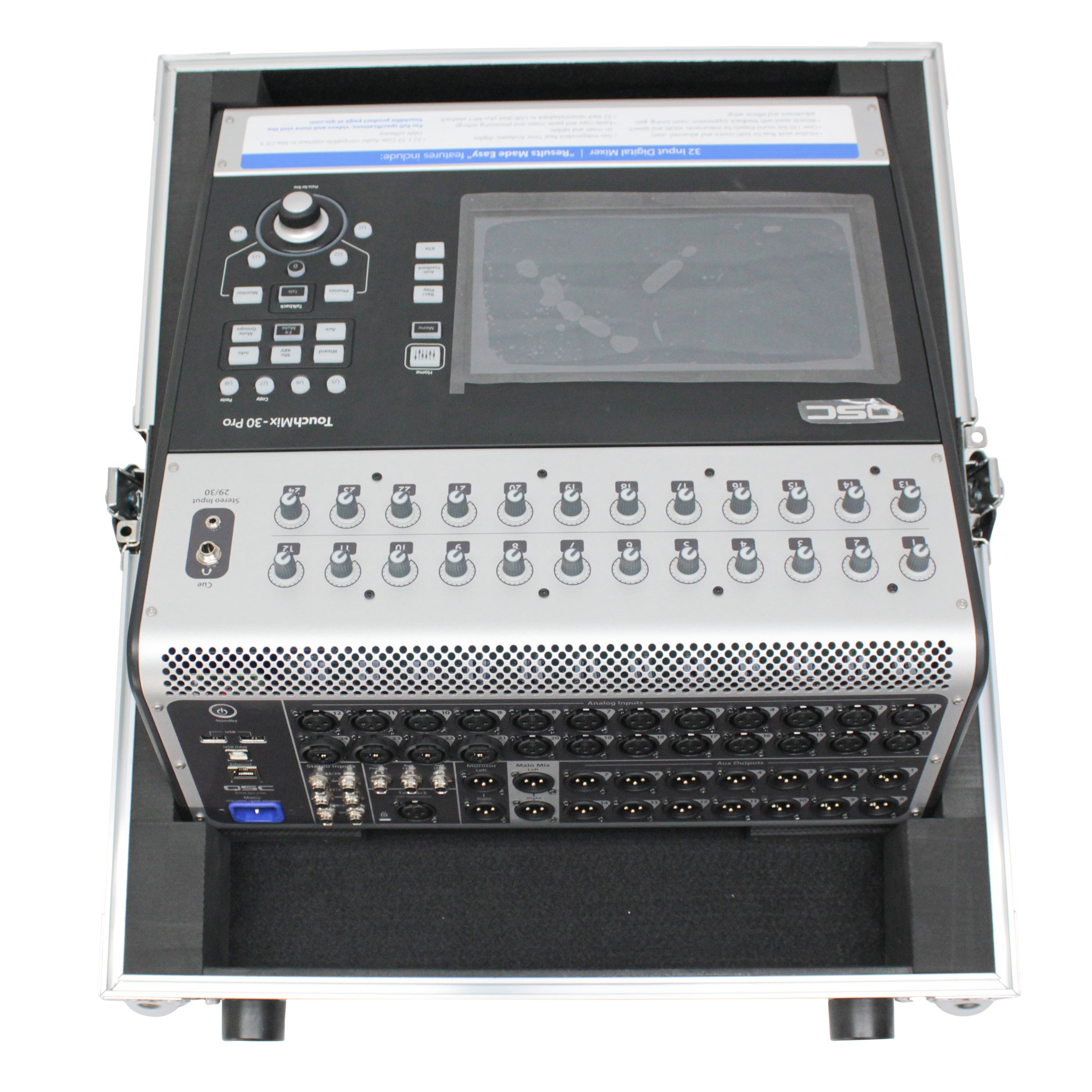 ProX ATA Digital Audio Mixer Flight Case for QSC TOUCHMIX 30 Console