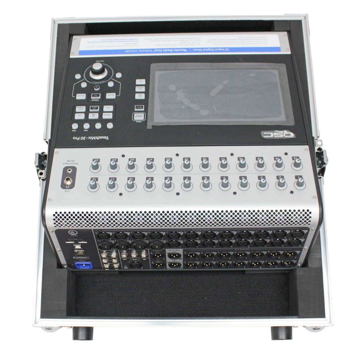 ProX ATA Digital Audio Mixer Flight Case for QSC TOUCHMIX 30 Console.