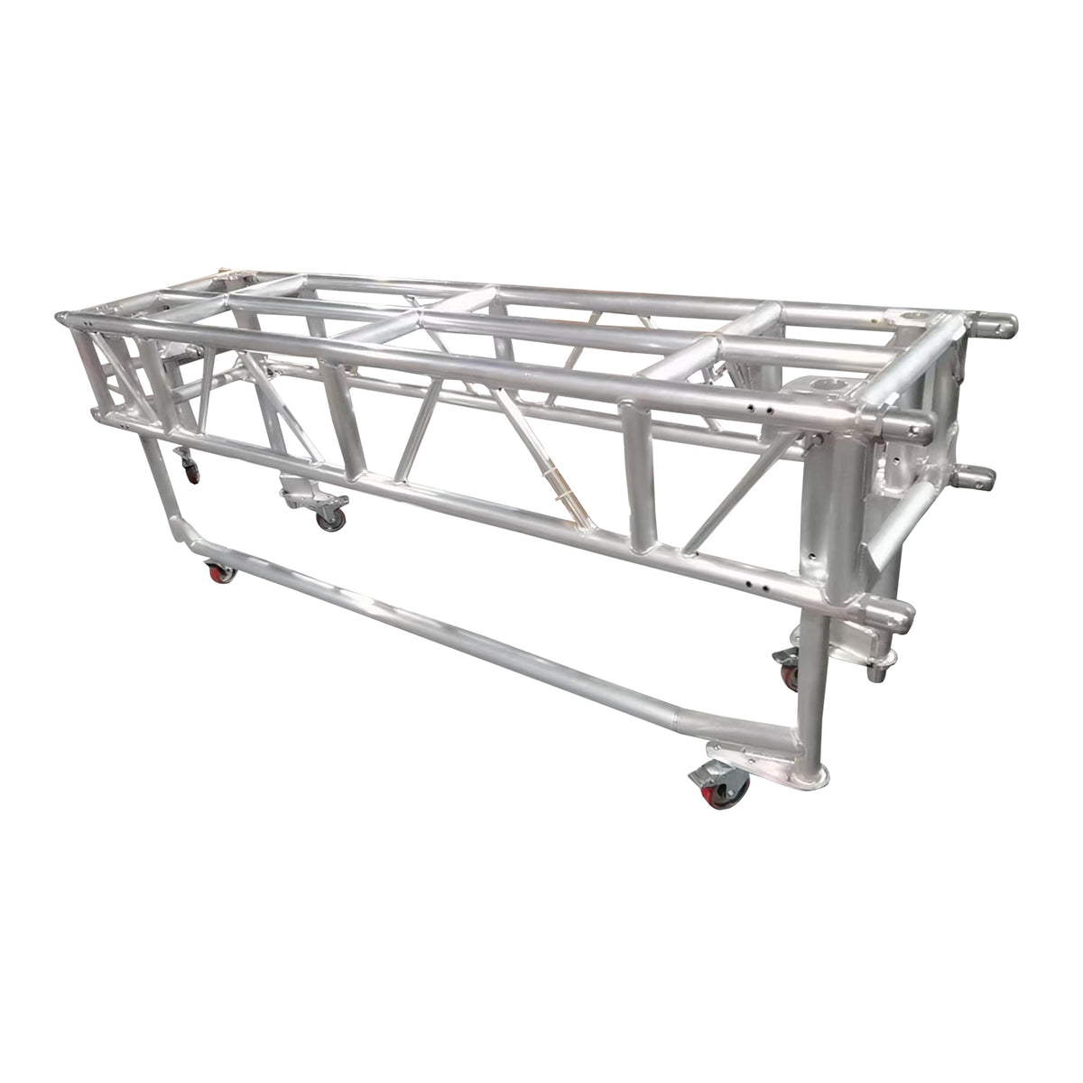 ProX 10' FT Pre-Rig Rectangular Truss Segment with Removable Rolling Base System.