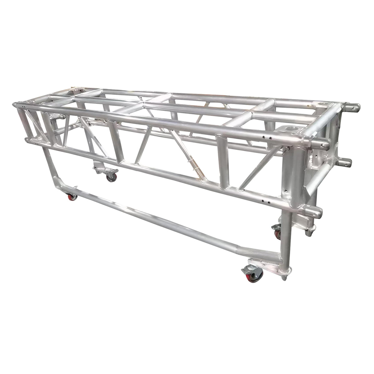 ProX 8' FT Pre-Rig Rectangular Truss Segment with Removable Rolling Base System.