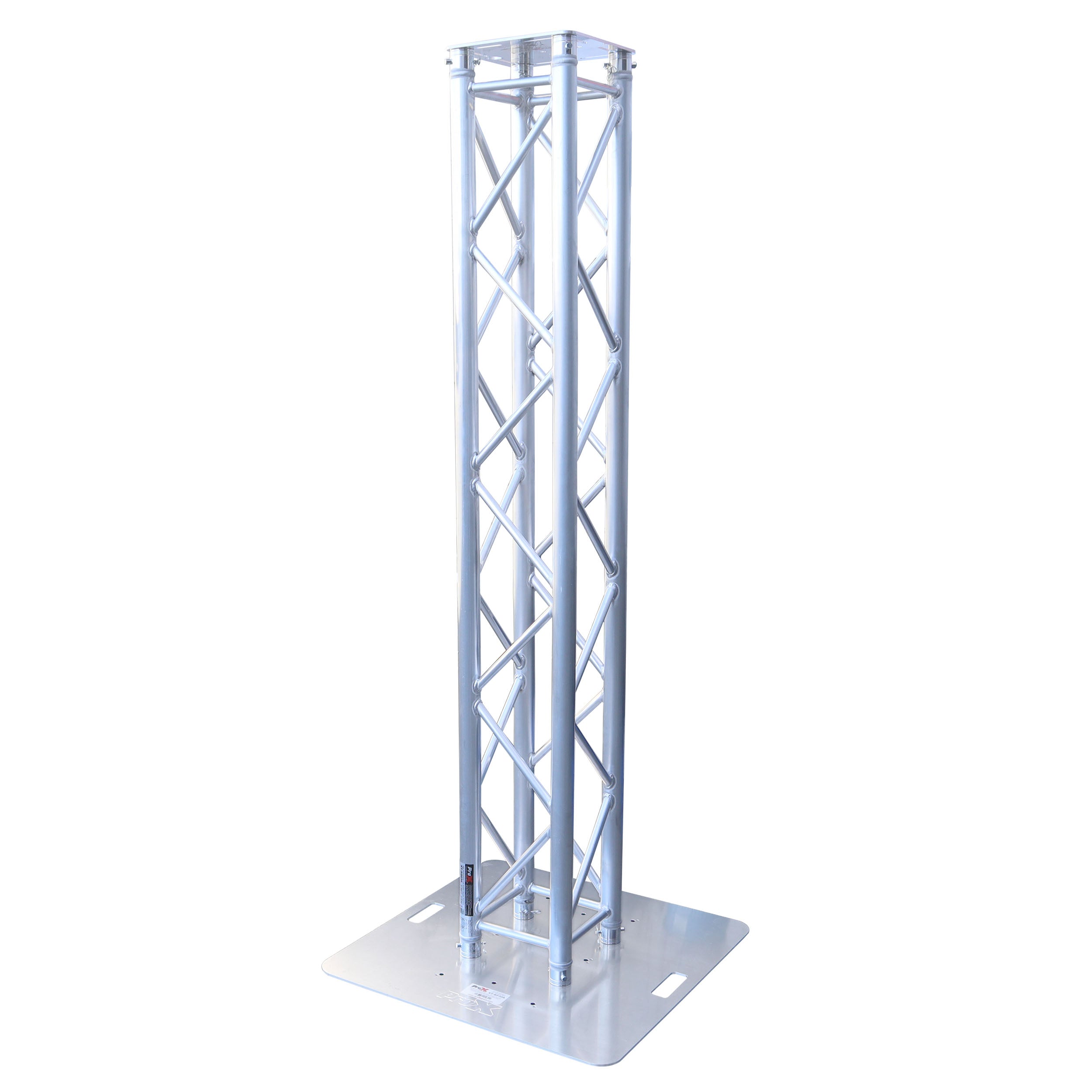 ProX K-Truss 6.56 Lightweight Square Truss Totem Full Package Includes White Scrim, Top Plate and Base Plate