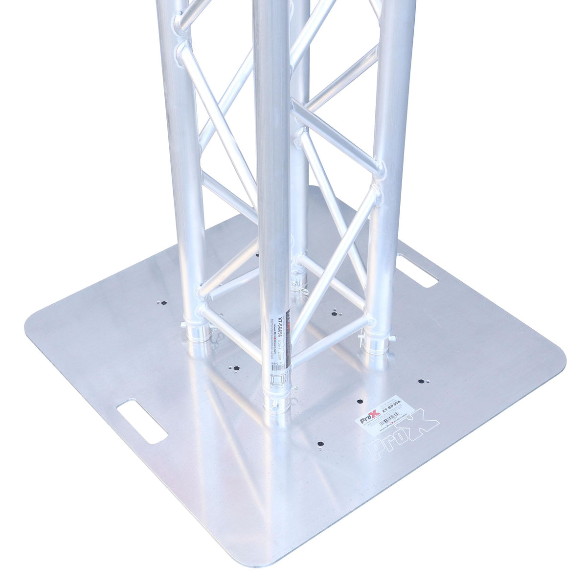 ProX K-Truss 6.56 Lightweight Square Truss Totem Full Package Includes White Scrim, Top Plate and Base Plate.