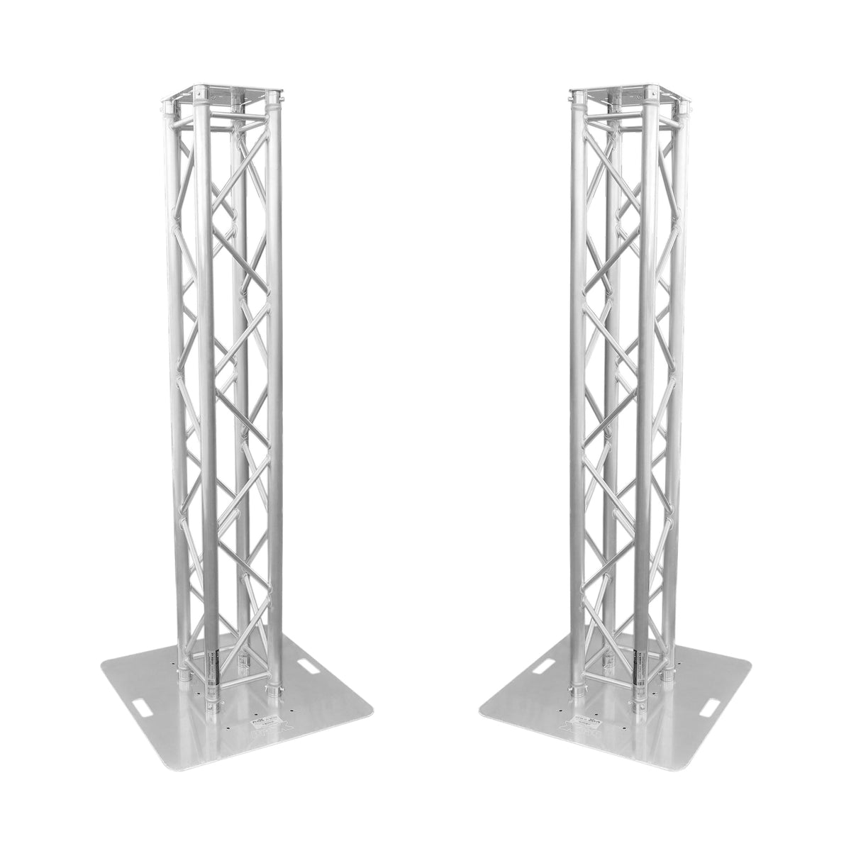 ProX K-Truss 6.56 Lightweight Square Truss Totem Full Package Includes White Scrim, Top Plate and Base Plate.