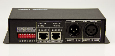 ProX Decoder Controller for DMX Driver Dimmer for DMX Devices and LED Lighting Strip Tape