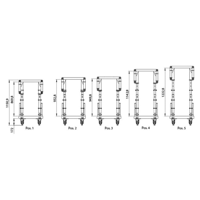 ProX MLT THREE 8 Foot Pre-Rig Truss by HOF Germany