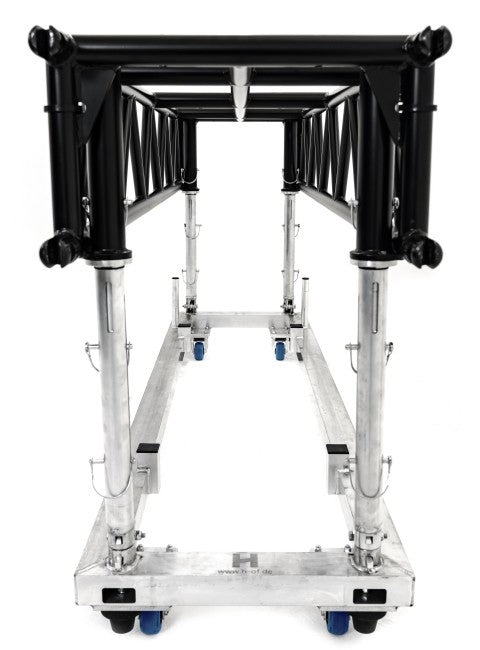 ProX HOF MLT THREE 8-Foot Pre-Rig Truss and Folding Dolly Kit