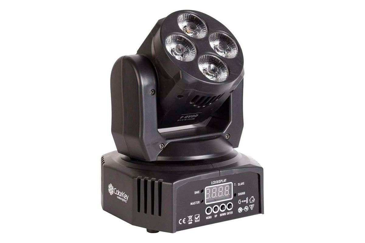 Colorkey Mover Miniwash QUAD 4 MKII - Compact RGBW LED Moving Head Wash