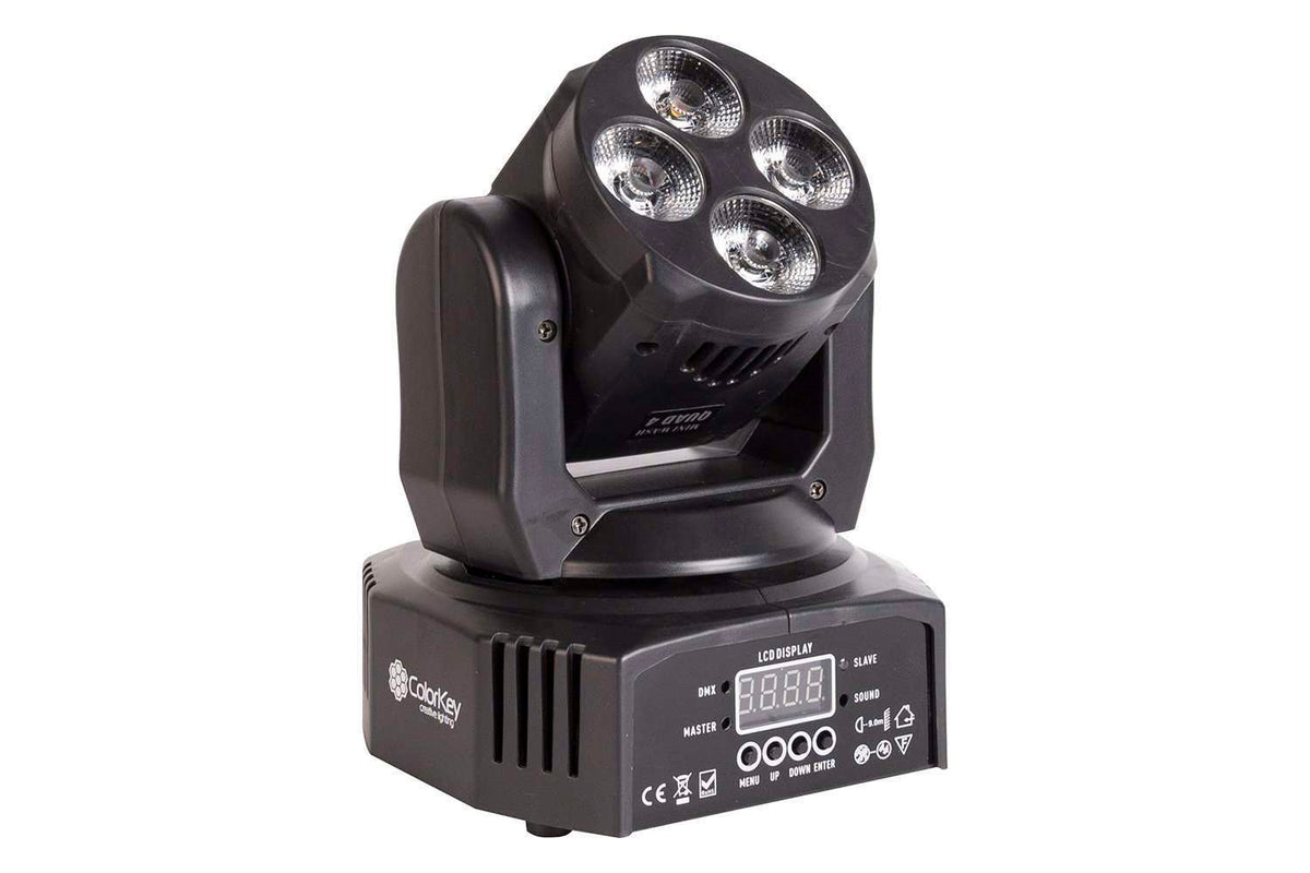 Colorkey Mover Miniwash QUAD 4 MKII - Compact RGBW LED Moving Head Wash
