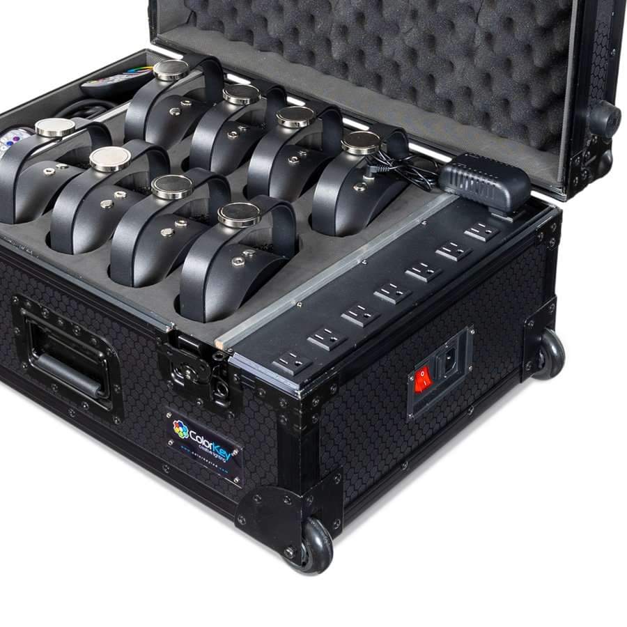 Colorkey MobilePar HEX 5 Charging Trolley Case - Holds and Charges 8