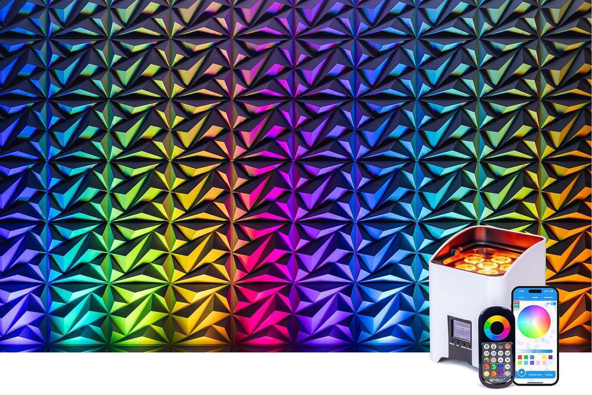 Colorkey MobilePar Pro HEX 6 - Battery-Powered Wireless LED Uplight