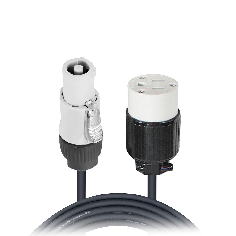 ProX 2 Ft. 12AWG Gray to 120 VAC NEMA15R Female Edison Power for Power Connection compatible devices