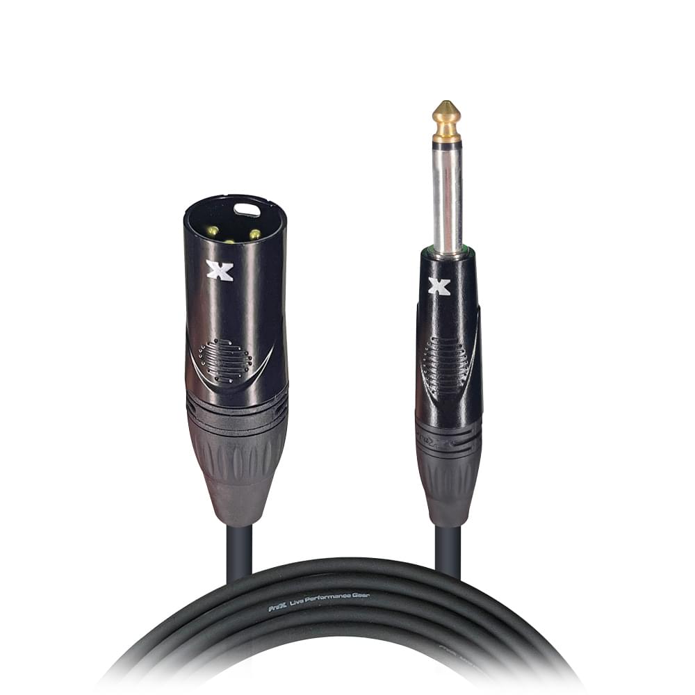 ProX 5 Ft. Unbalanced 1/4" TS to XLR3-M High Performance Audio Cable.