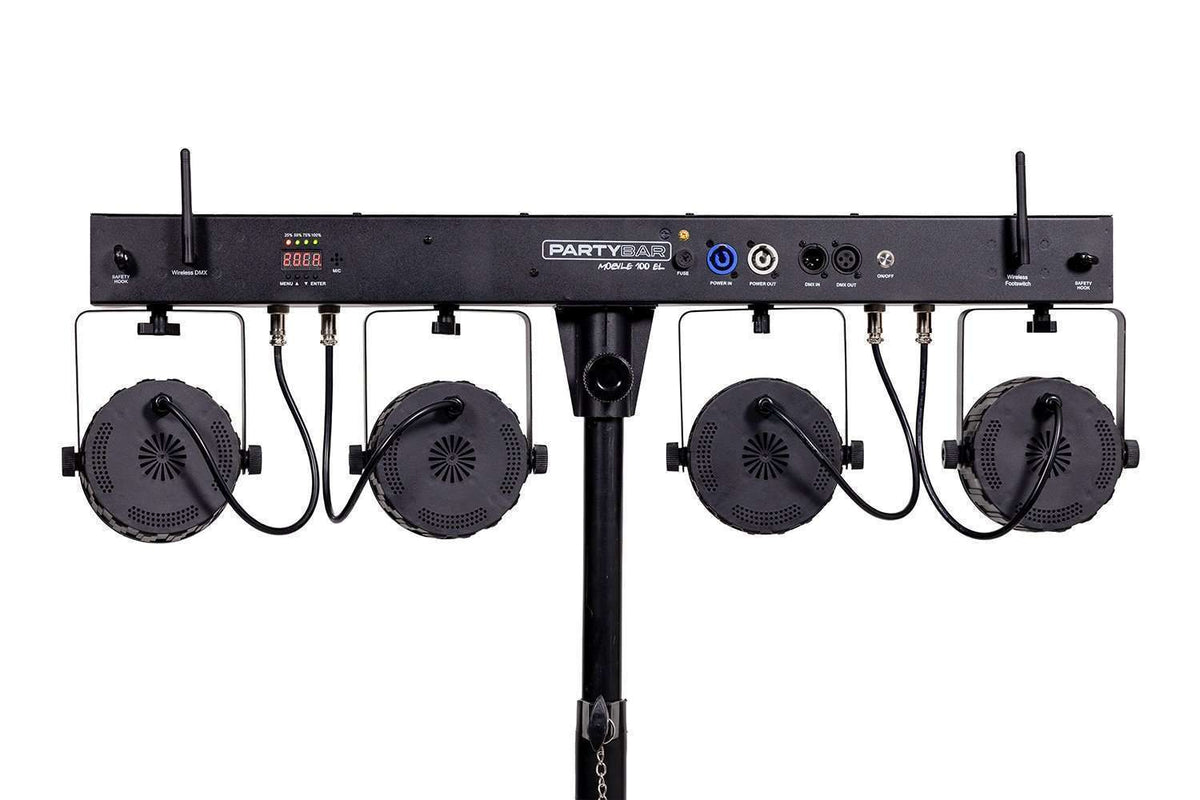 Colorkey PartyBar Mobile 100 EL - Battery-Powered Wireless LED Light Bar with Stand