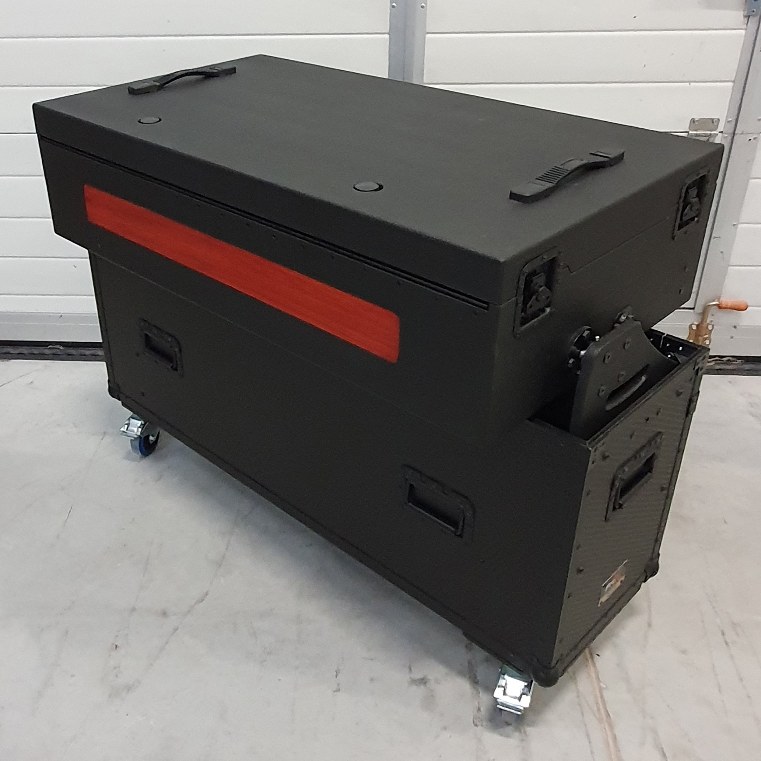 ProX Flip-Ready Easy Retracting Hydraulic Lift Case for RANE Twelve Seventy and Seventy Two MKII Series , with Two Laptop Arms