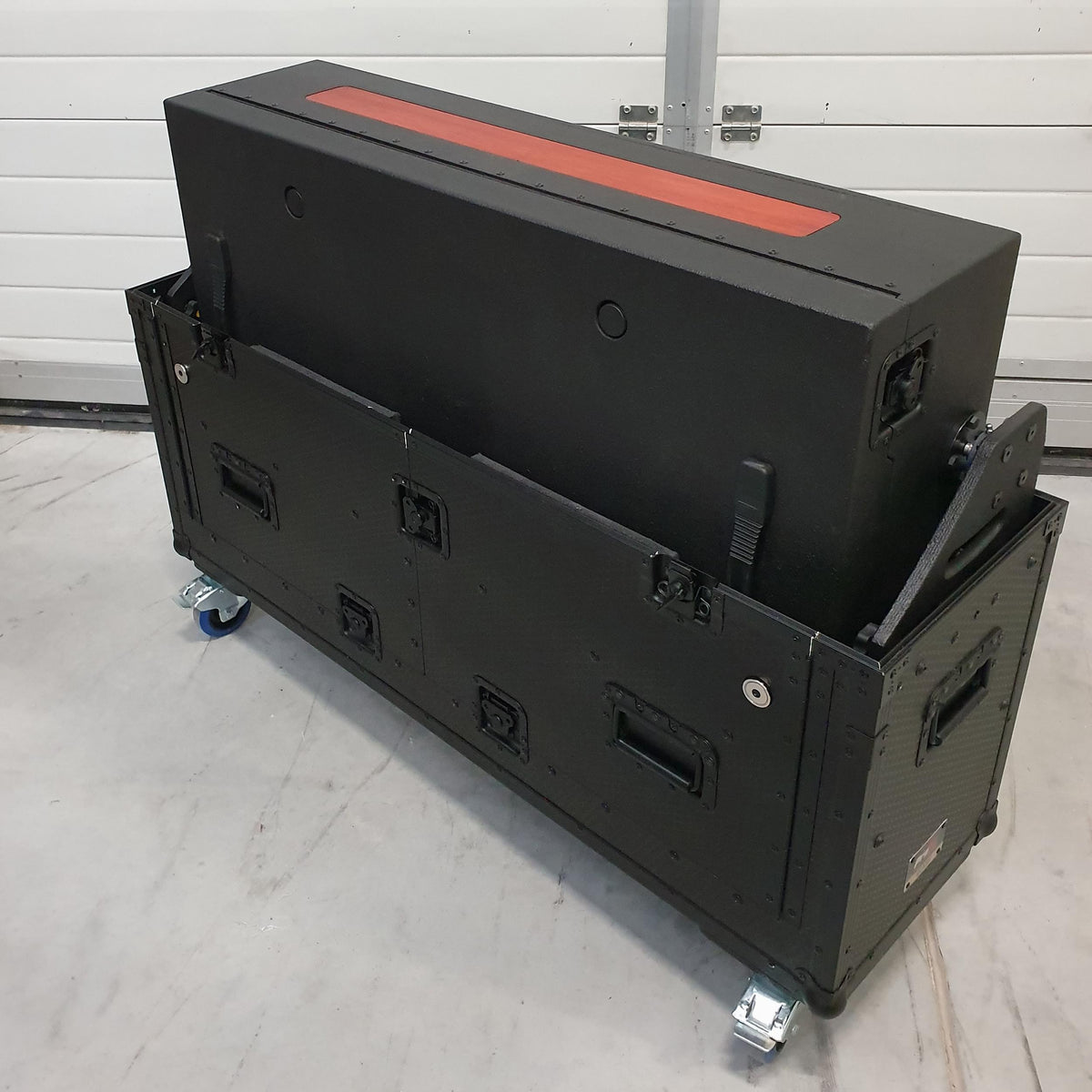ProX Flip-Ready Easy Retracting Hydraulic Lift Case for RANE Twelve Seventy and Seventy Two MKII Series , with Two Laptop Arms