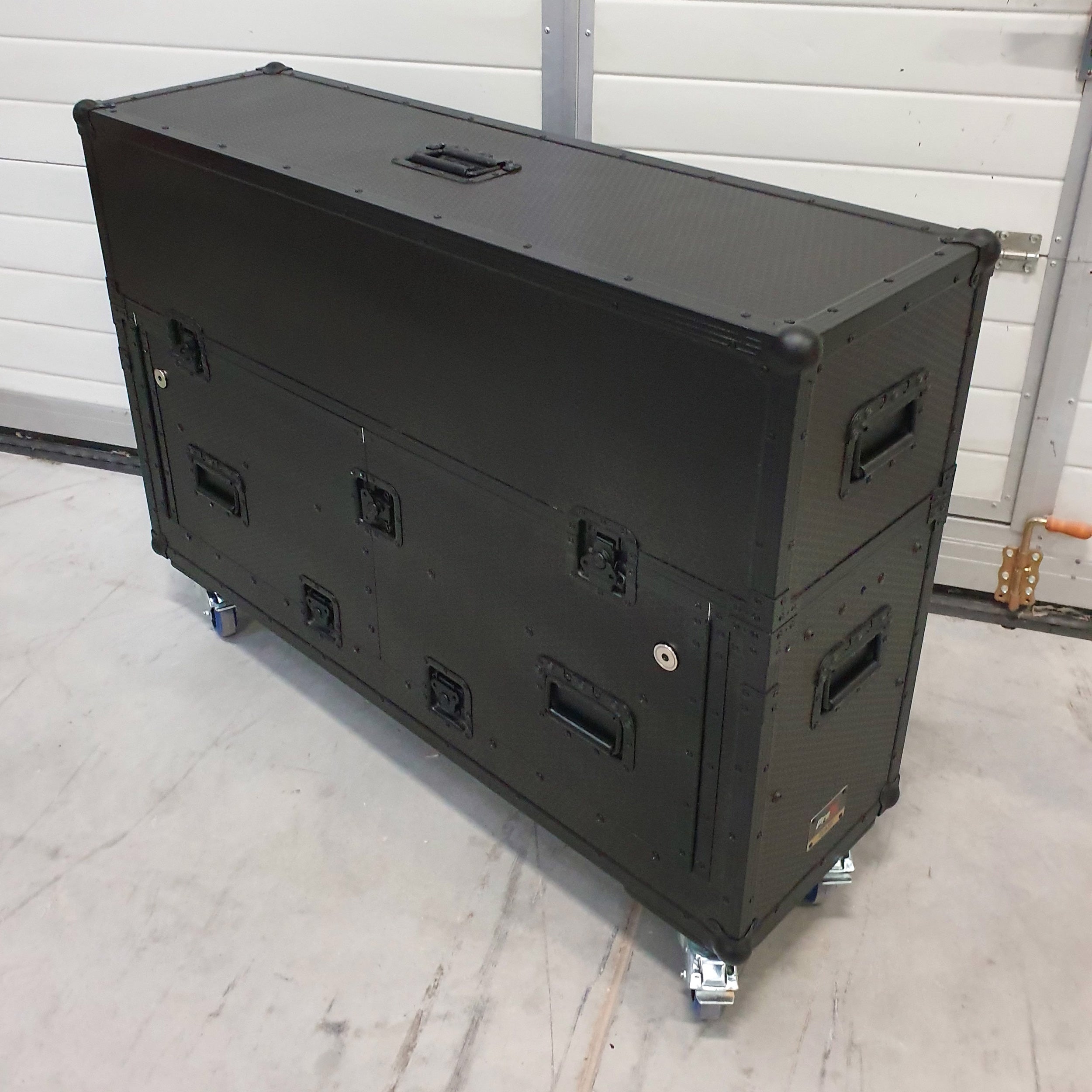 ProX Flip-Ready Easy Retracting Hydraulic Lift Case for RANE Twelve Seventy and Seventy Two MKII Series , with Two Laptop Arms