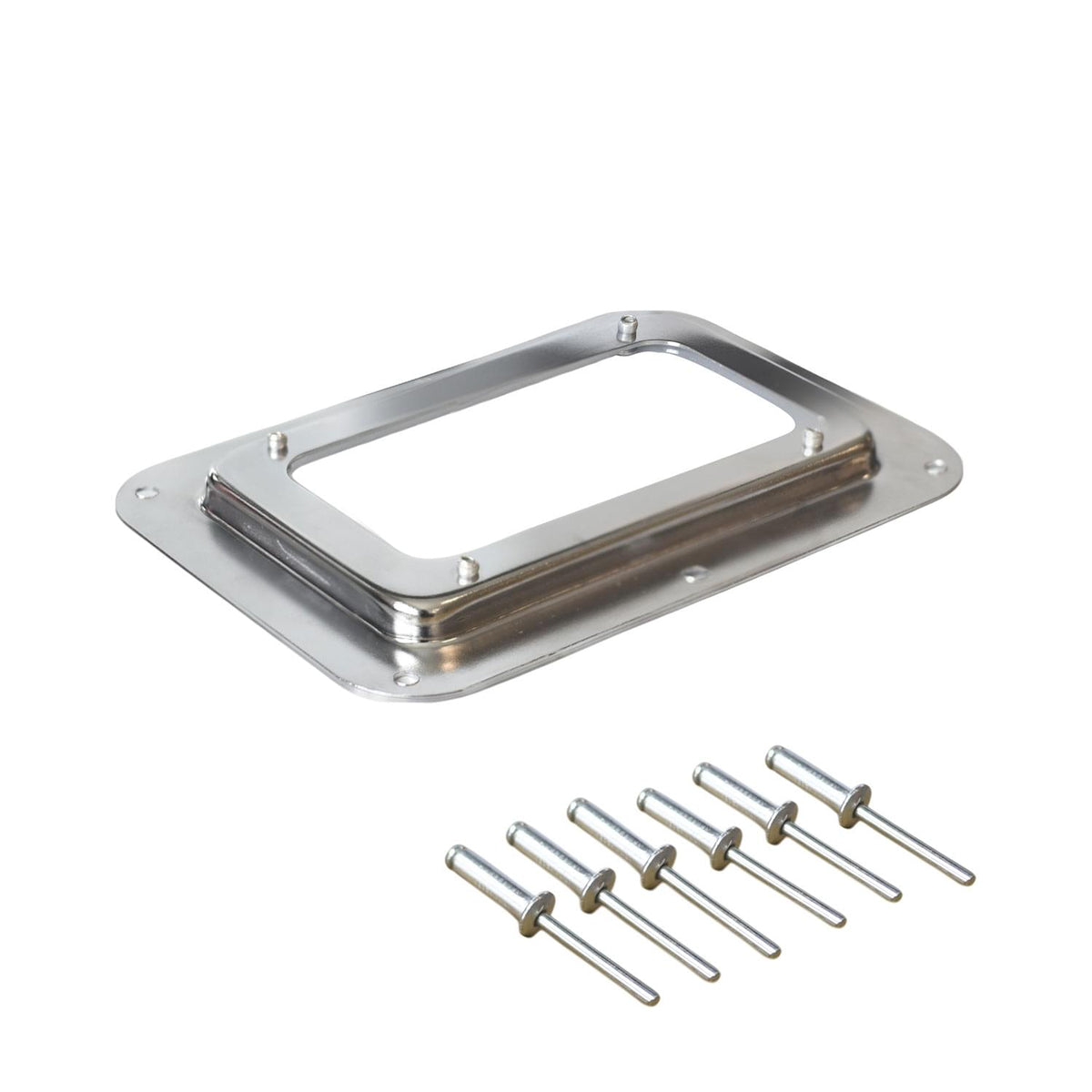 ProX 5x7" Acrylic Clear High Impact Recessed Dish.