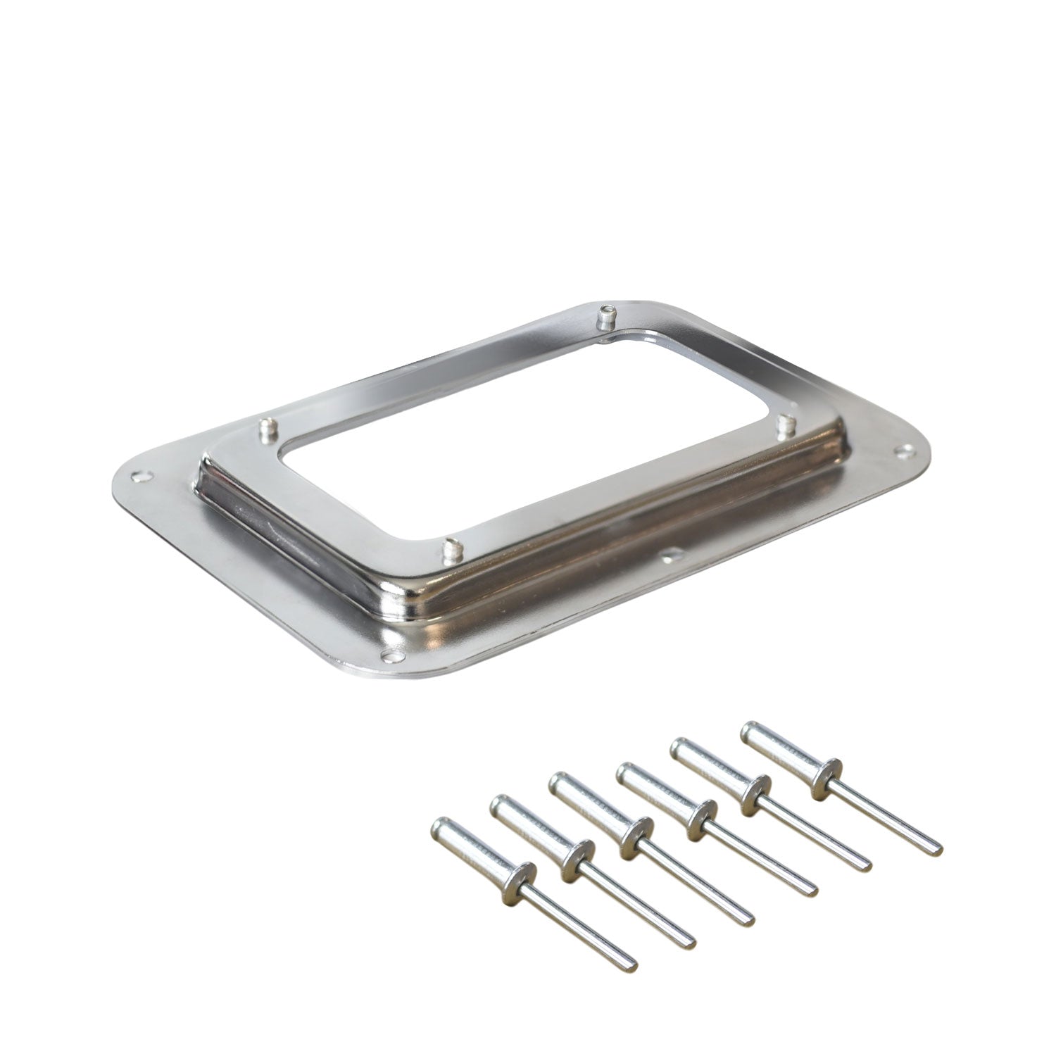 ProX 5x7" Acrylic Clear High Impact Recessed Dish