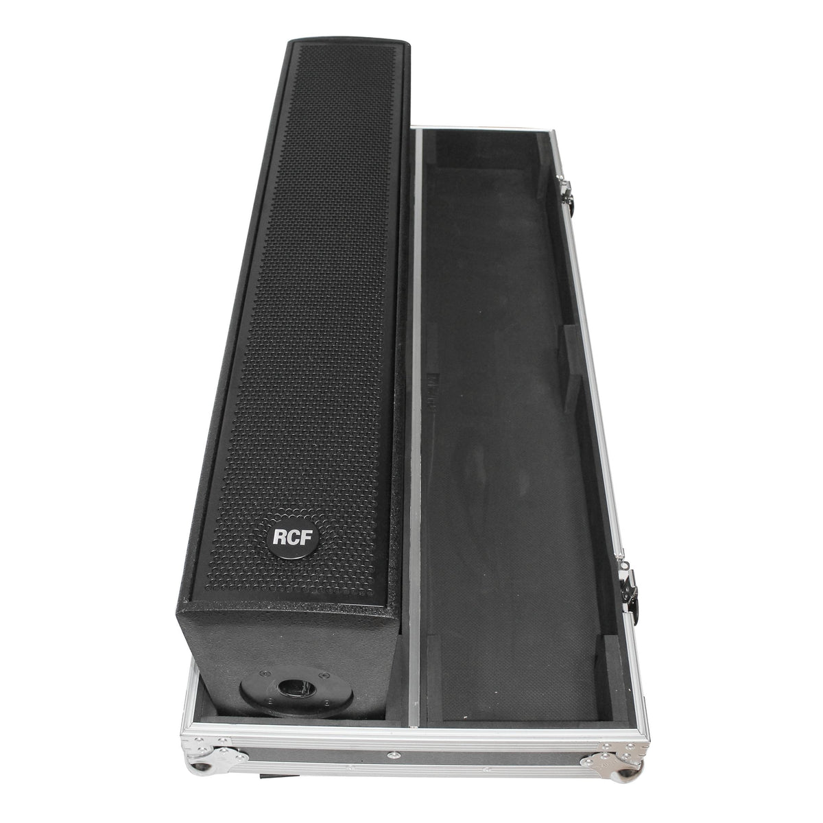 ProX Flight Case for Two RCF NX L24-A MK2 Column Array Speakers W/4 Inch Casters.