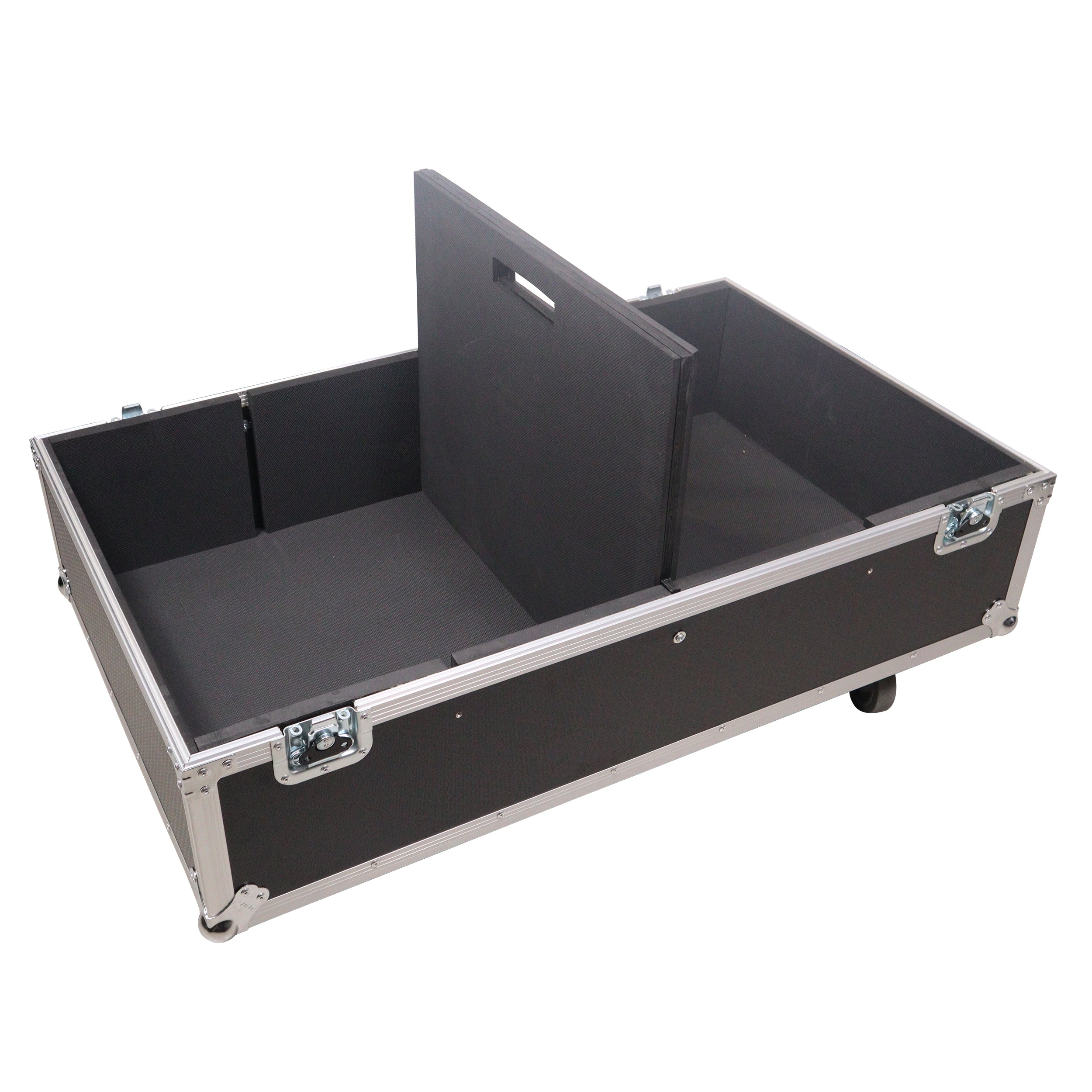 ProX Universal Dual Speaker Flight Case Fits 2x JBL VRX918SP and more 30x20x24 in.
