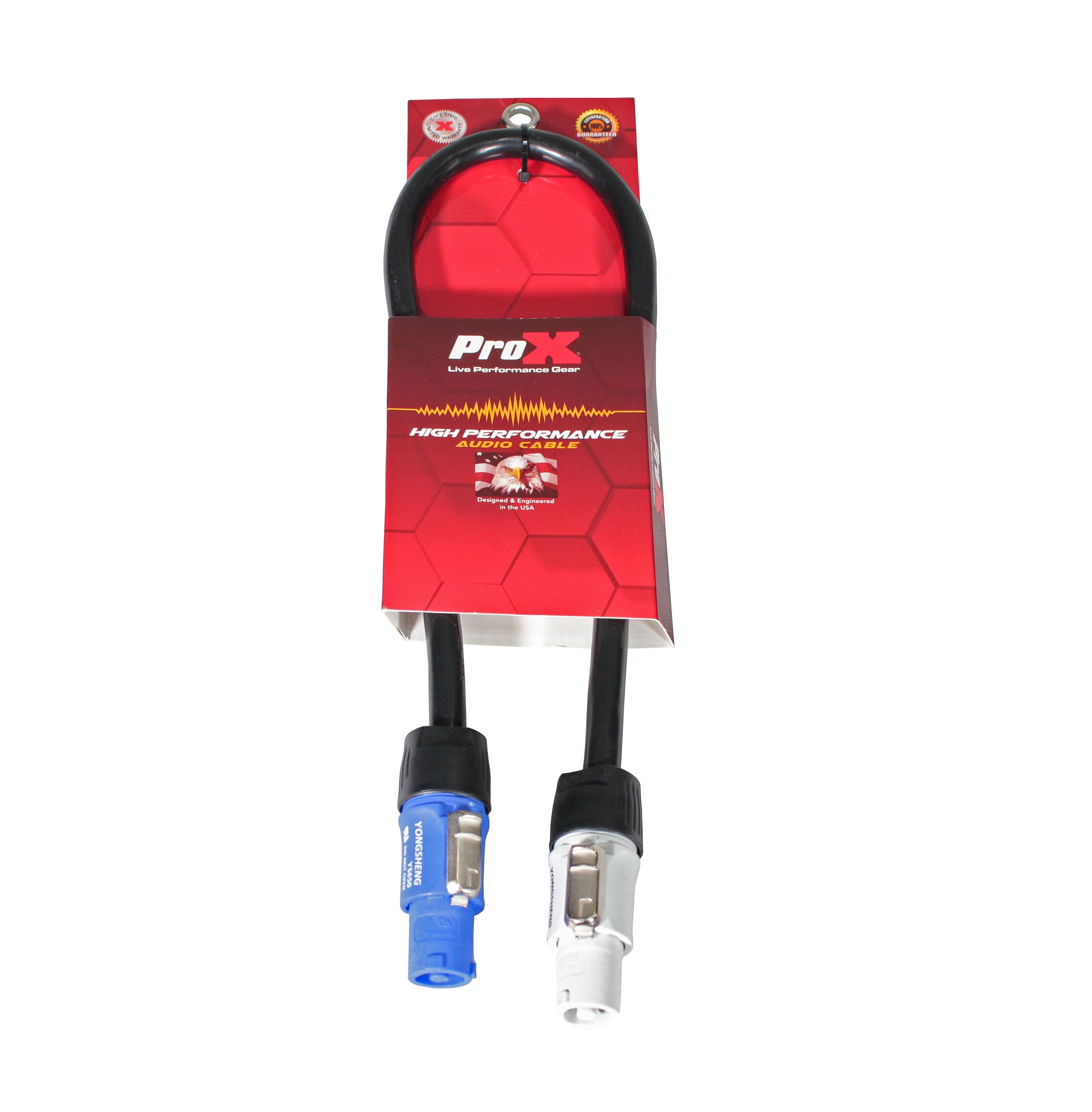ProX 2 Ft. High Performance 12AWG Blue to Gray Link Cable for Power Connection compatible devices