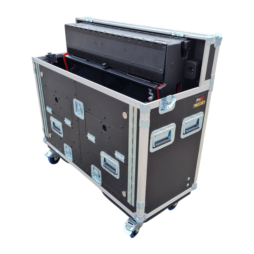 ProX Flip-Ready™ Hydraulic Console Case for ChamSys MagicQ MQ500M w/ 2U Rack Space