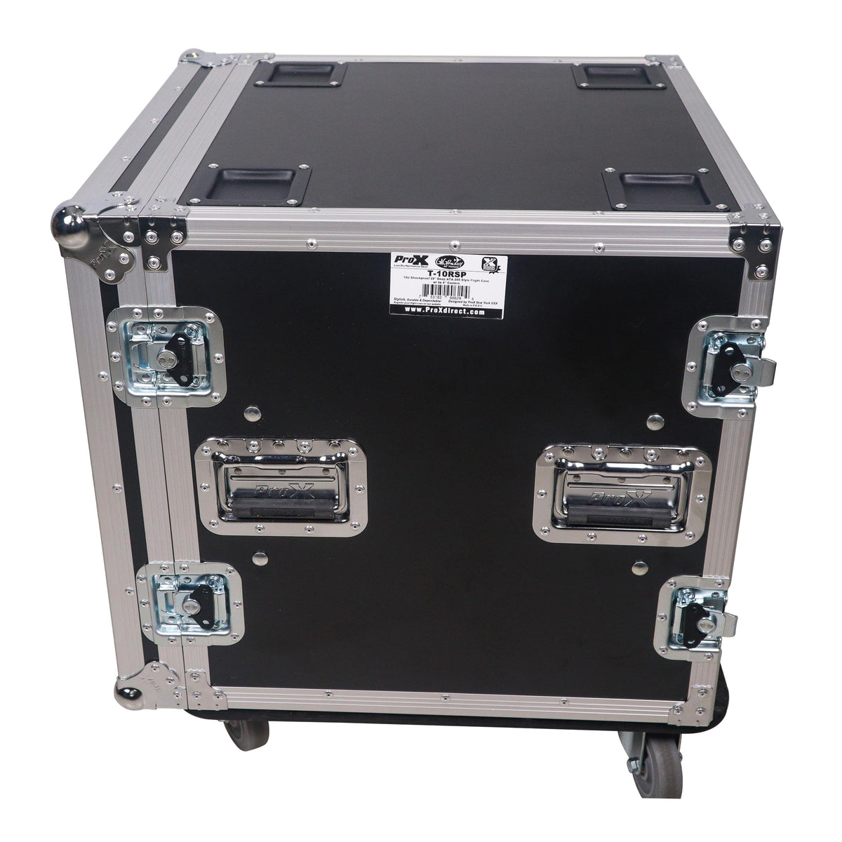 ProX 12U Space Shockproof Amp Rack ATA Flight Case 20" Depth.