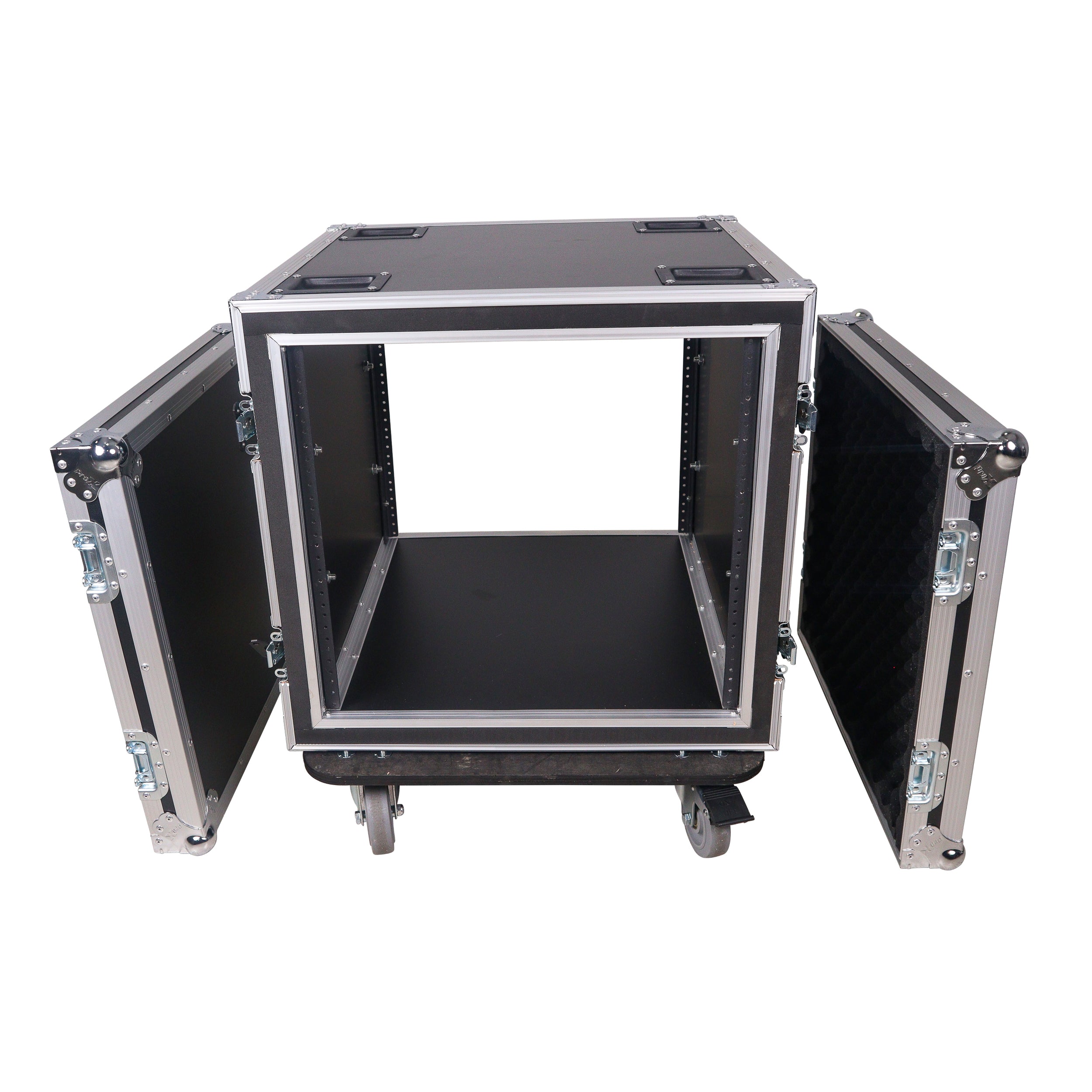 ProX 12U Space Shockproof Amp Rack ATA Flight Case 20" Depth