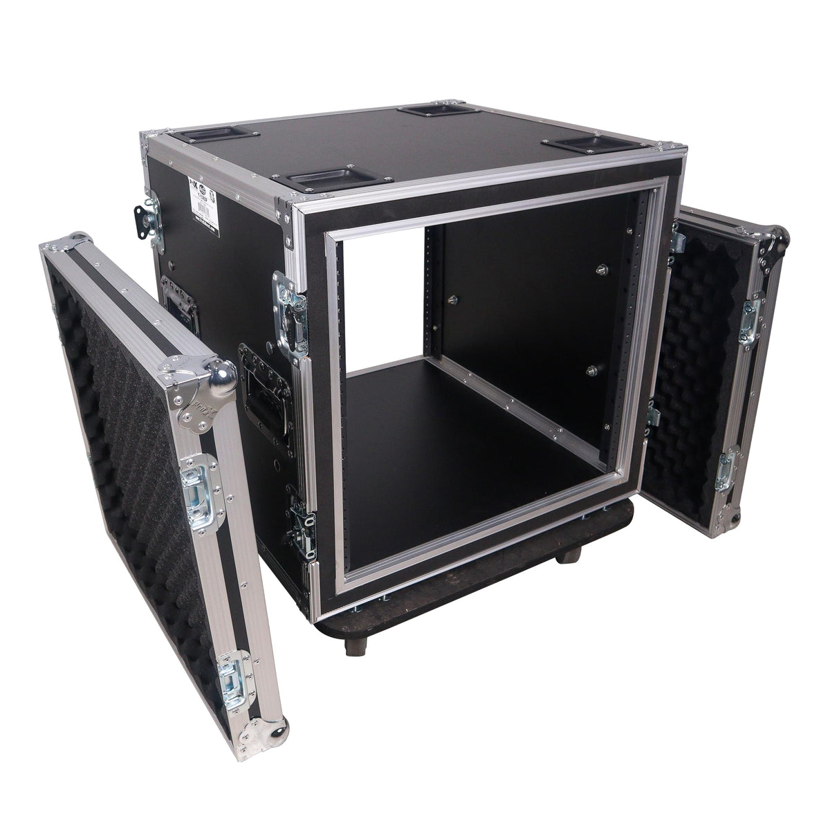 ProX 12U Space Shockproof Amp Rack ATA Flight Case 20" Depth.